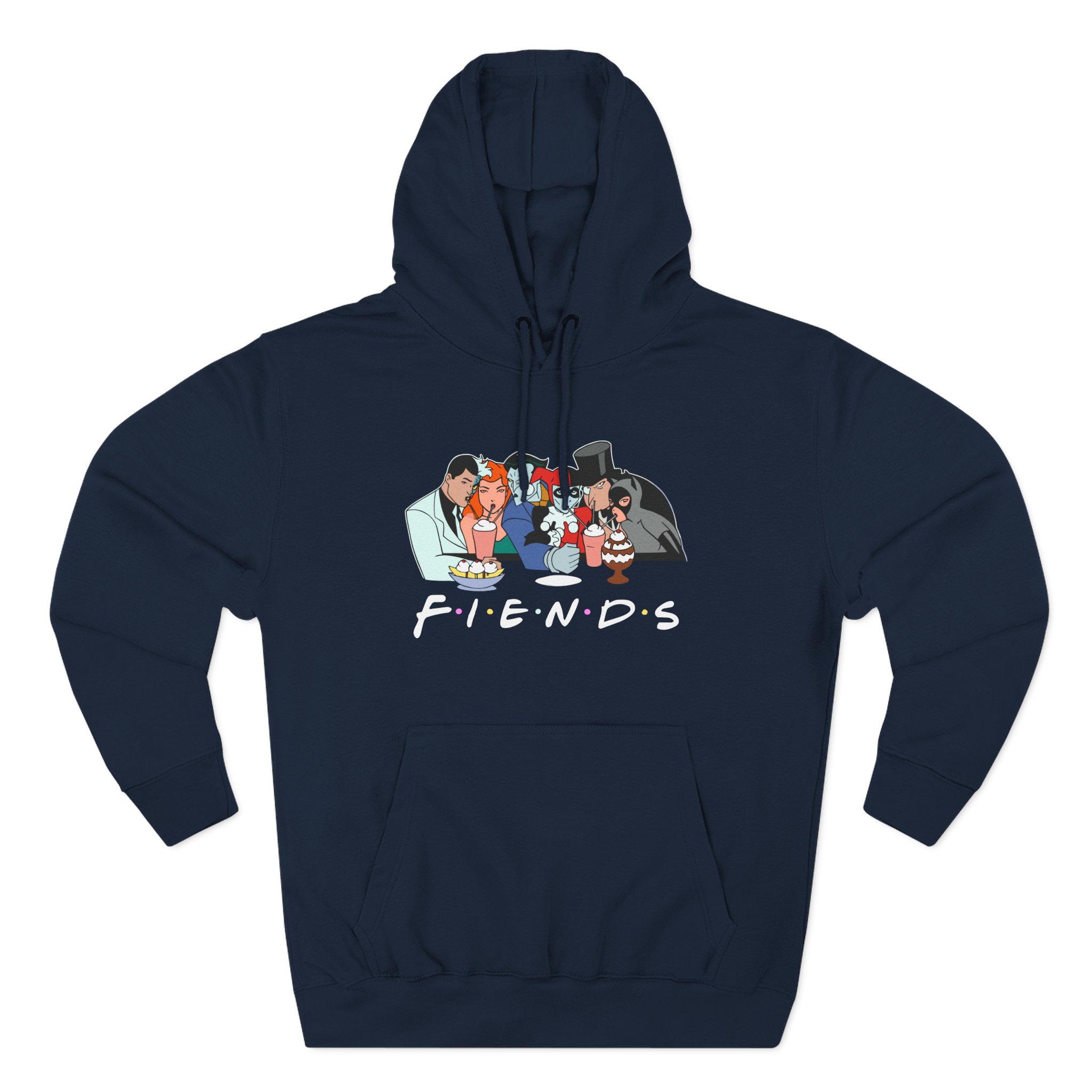 Bad Friends Variant Three-Panel Fleece Hoodie