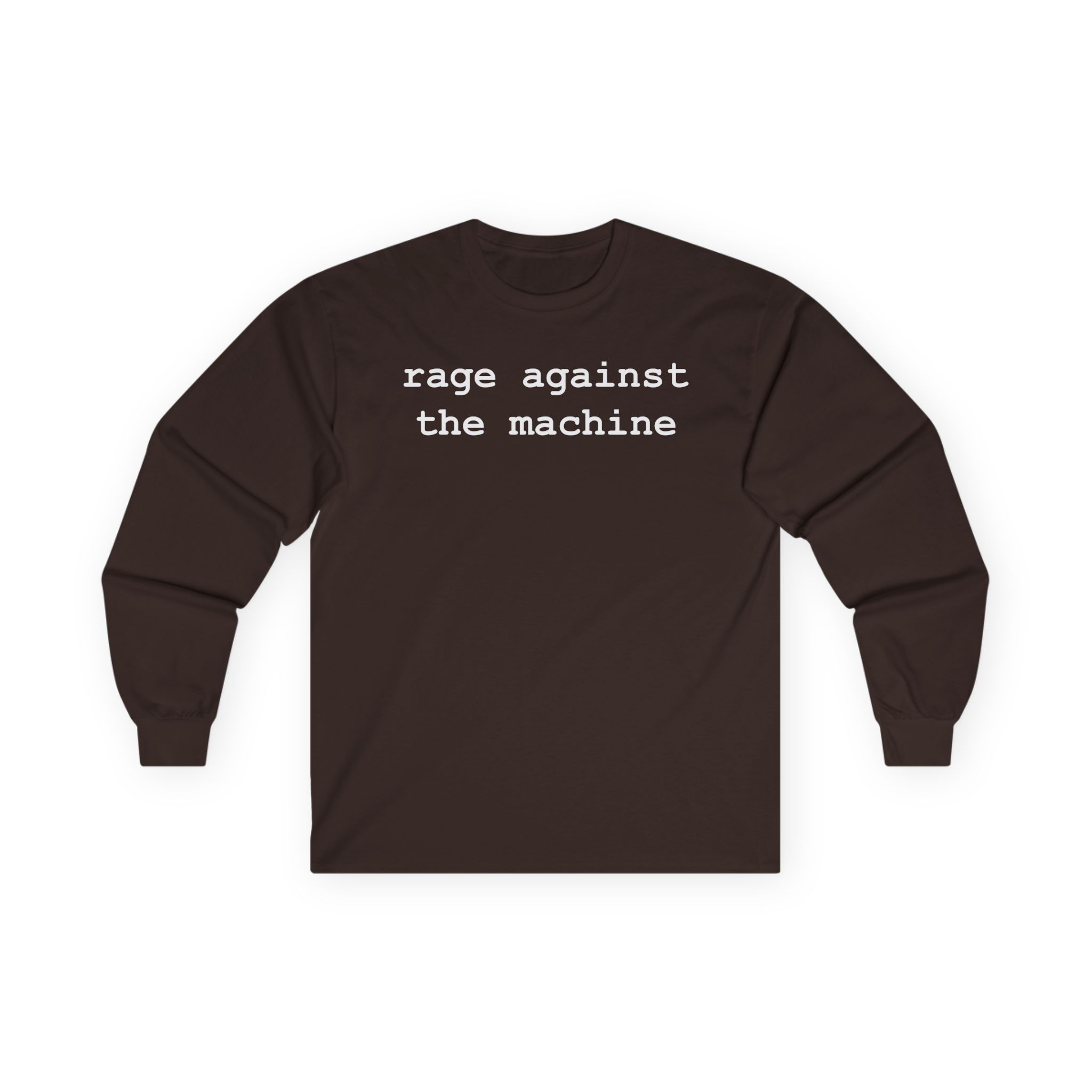 Rage Against the Machine Typewriter Molotov Unisex Ultra Cotton Long Sleeve Tee