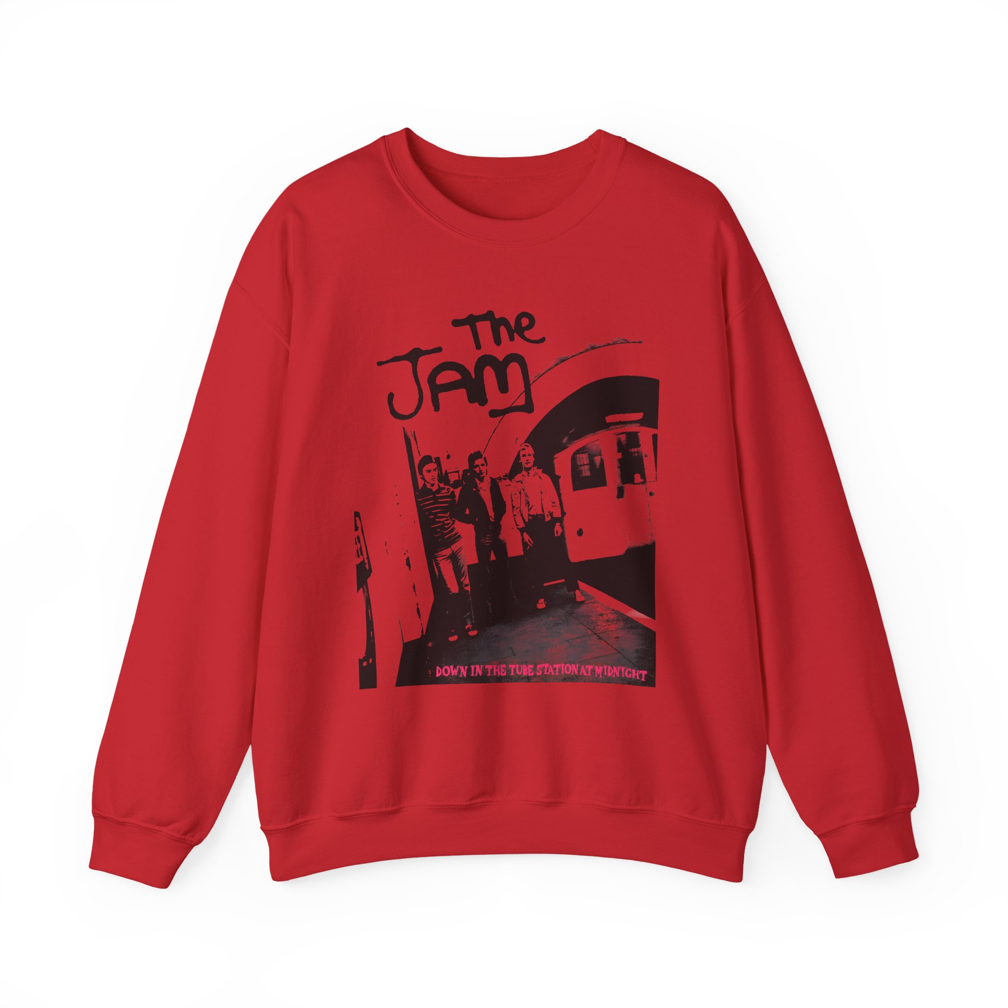 TJ Down at the Tube Station Unisex Heavy Blendâ„¢ Crewneck Sweatshirt