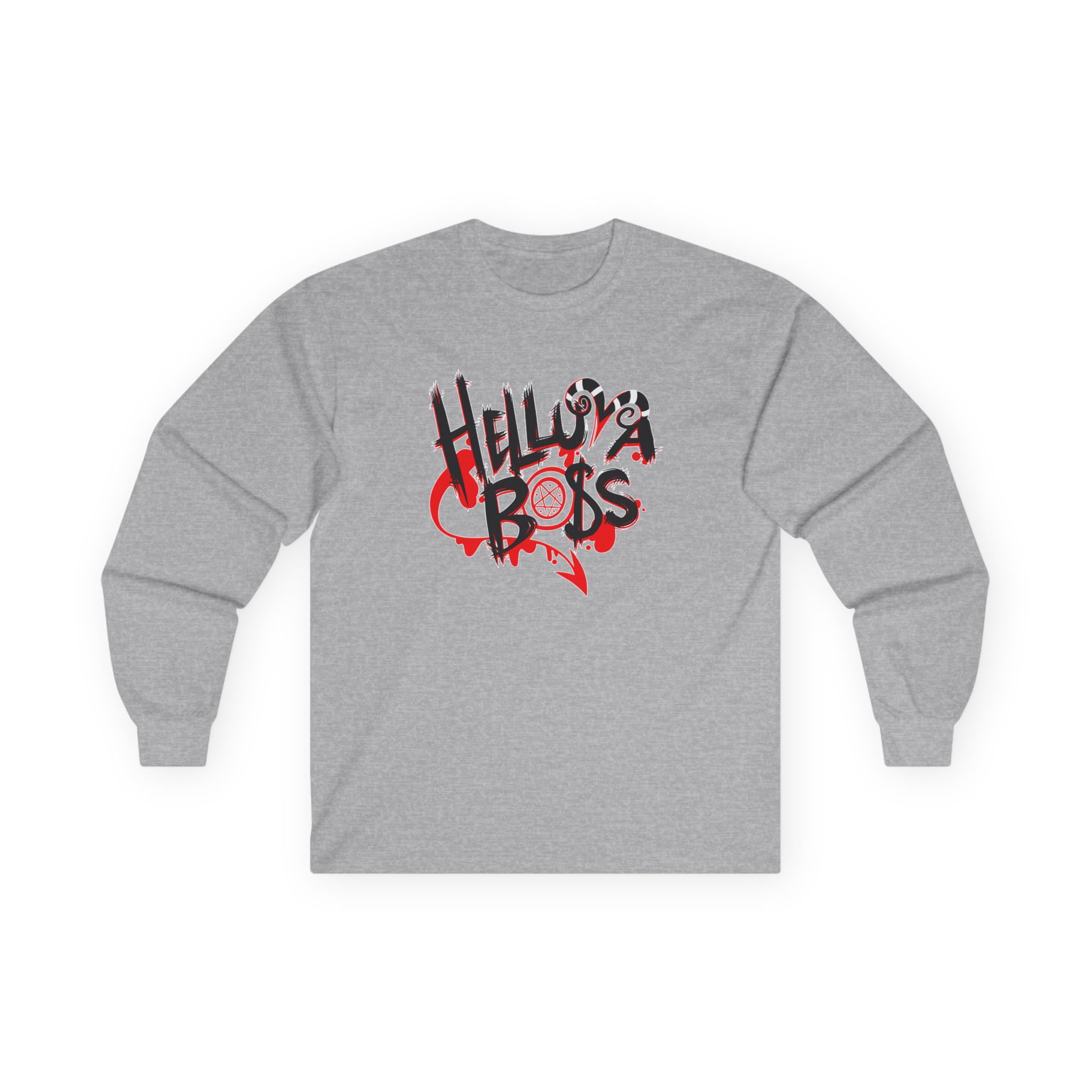 Helluva Boss Logo Unisex Ultra Cotton Long Sleeve Tee