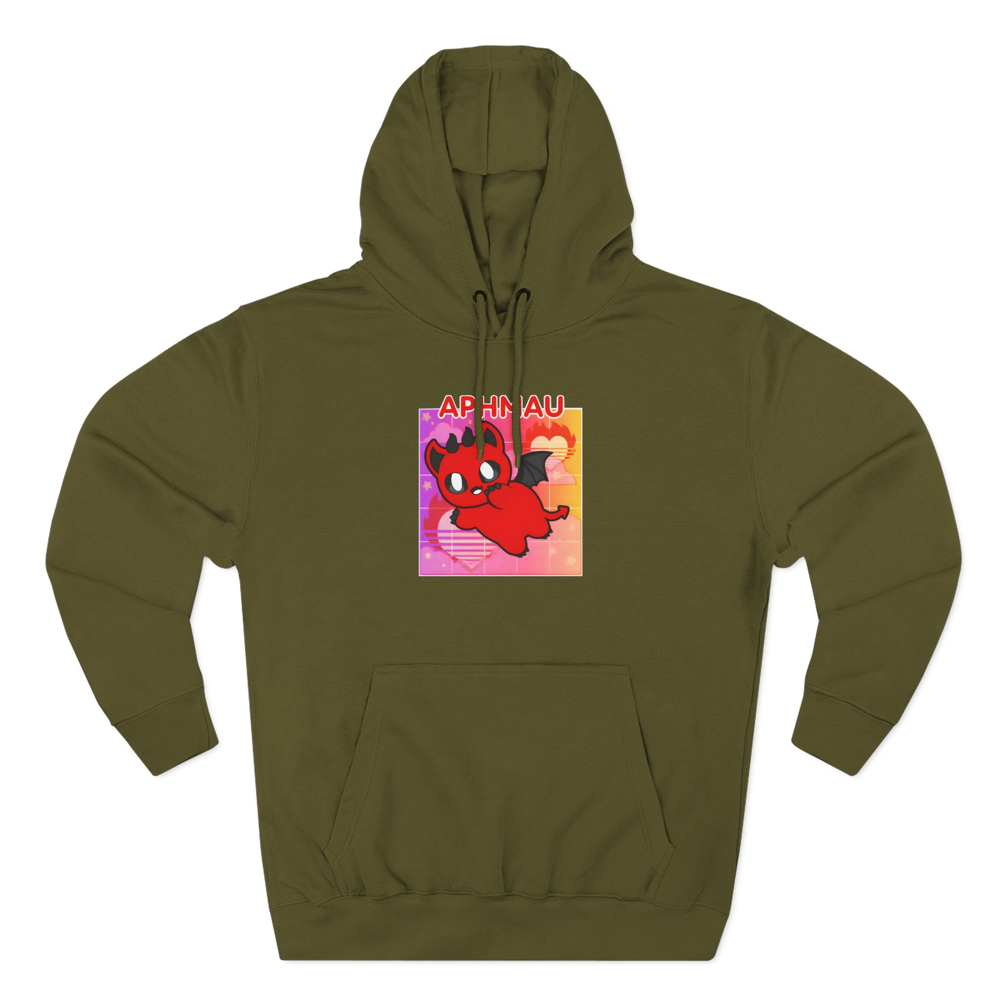 Aphmau Demon Cat Three-Panel Fleece Hoodie
