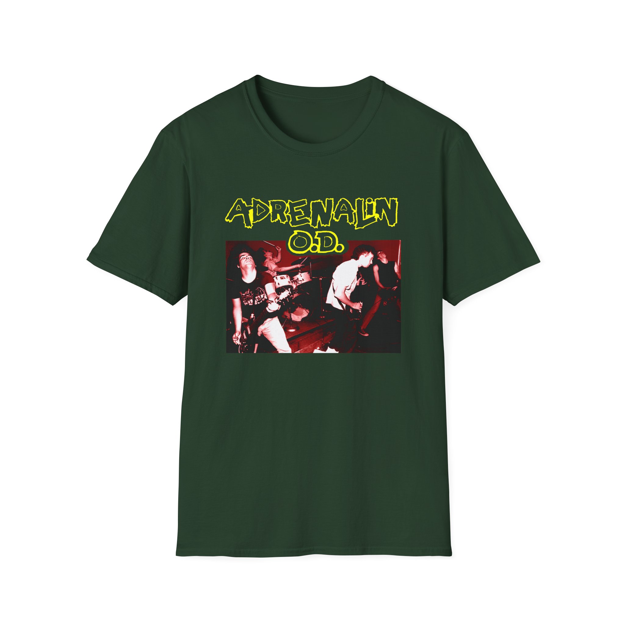 Adrenalin Od Live Shot Unisex Softstyle T-Shirt