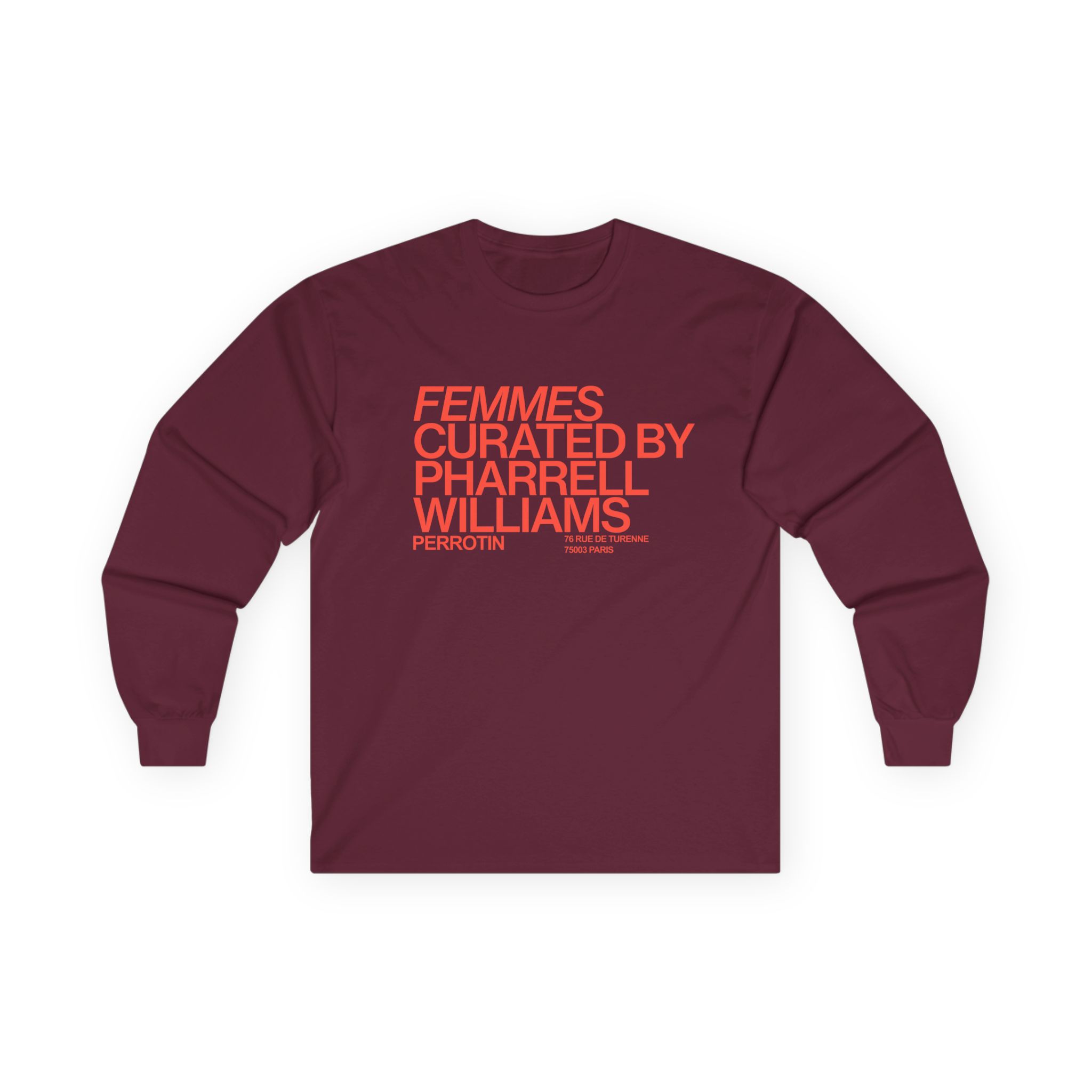 Pharrell Williams Femmes Unisex Ultra Cotton Long Sleeve Tee