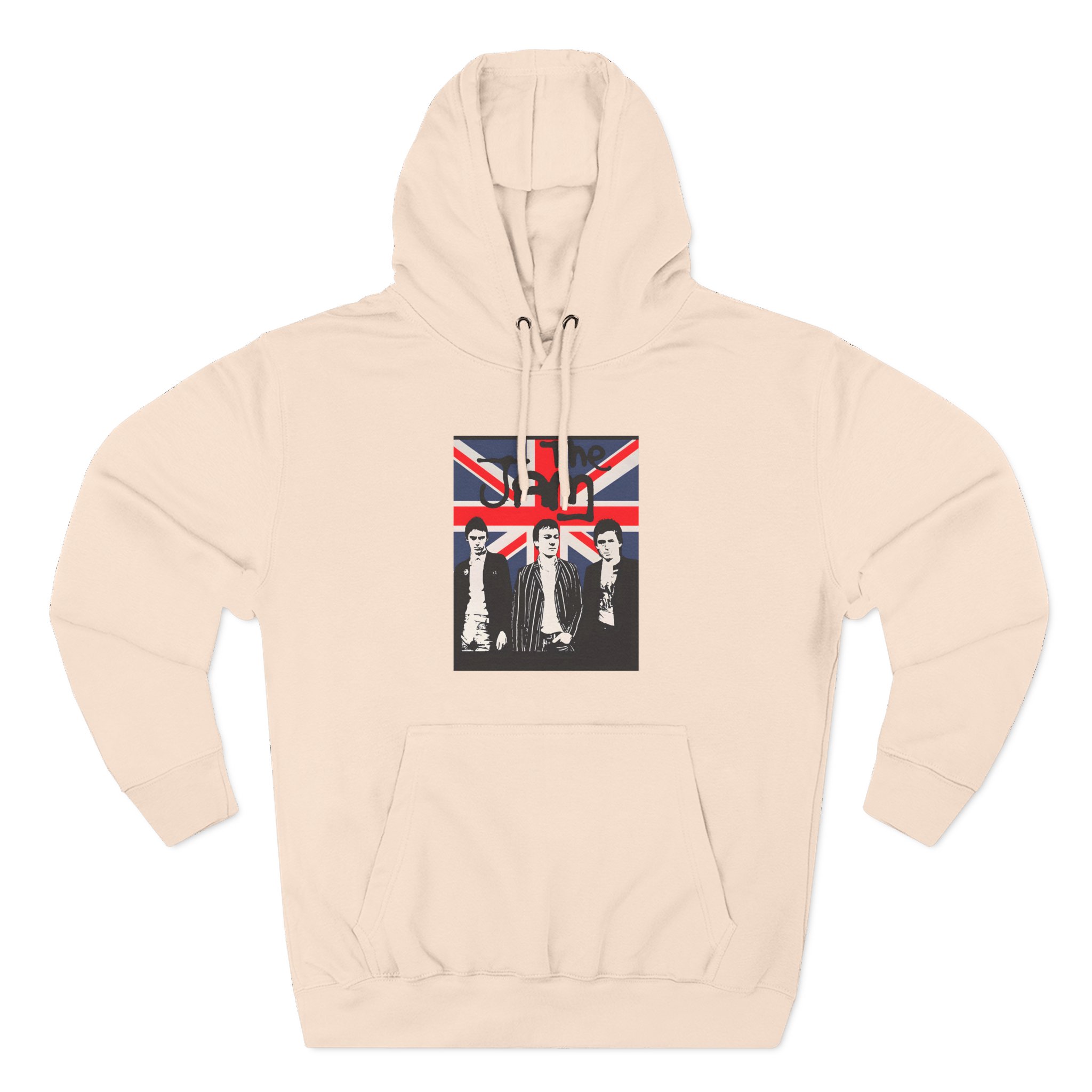 TJ British Flag Three-Panel Fleece Hoodie