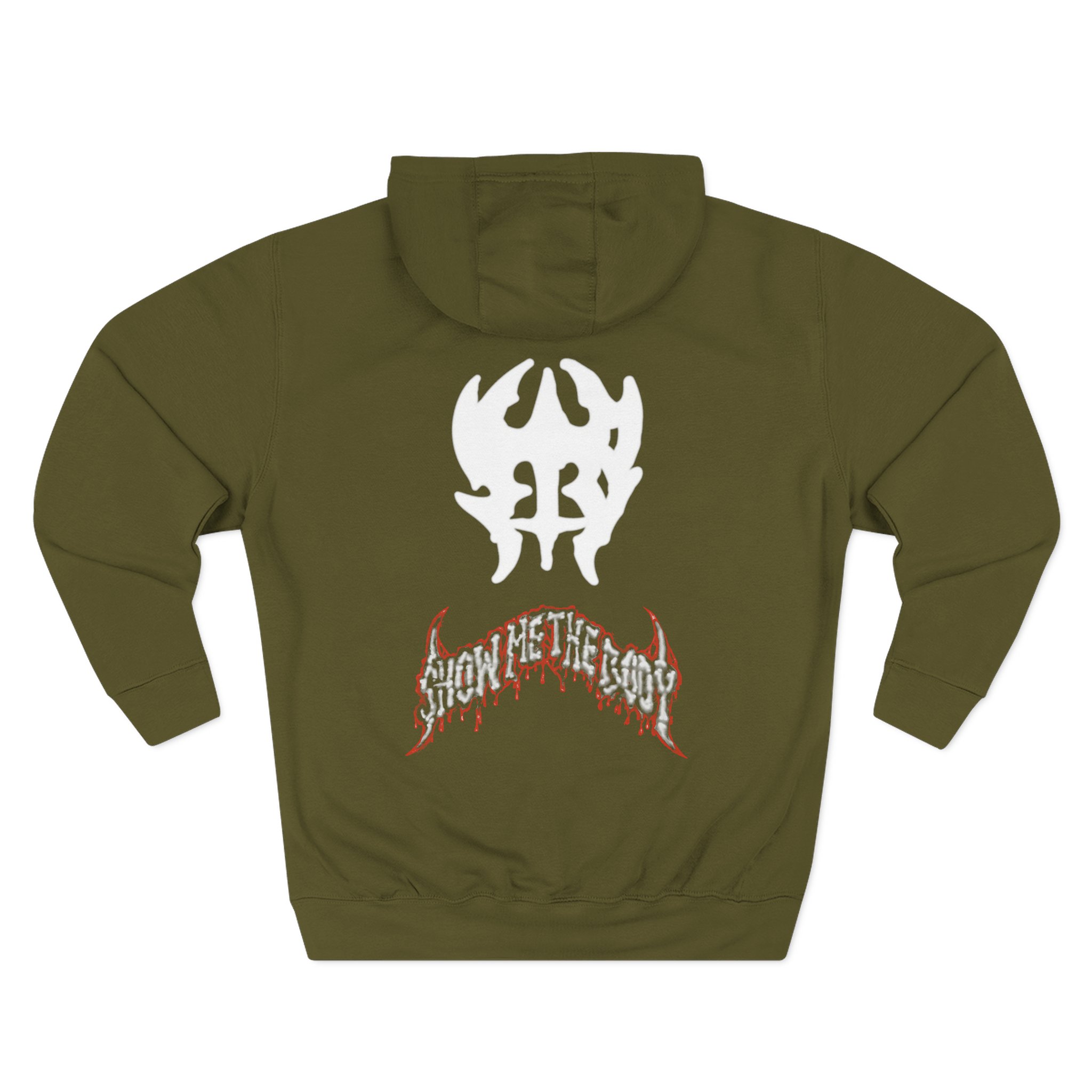 Show Me the Body Radiation Three-Panel Fleece Hoodie