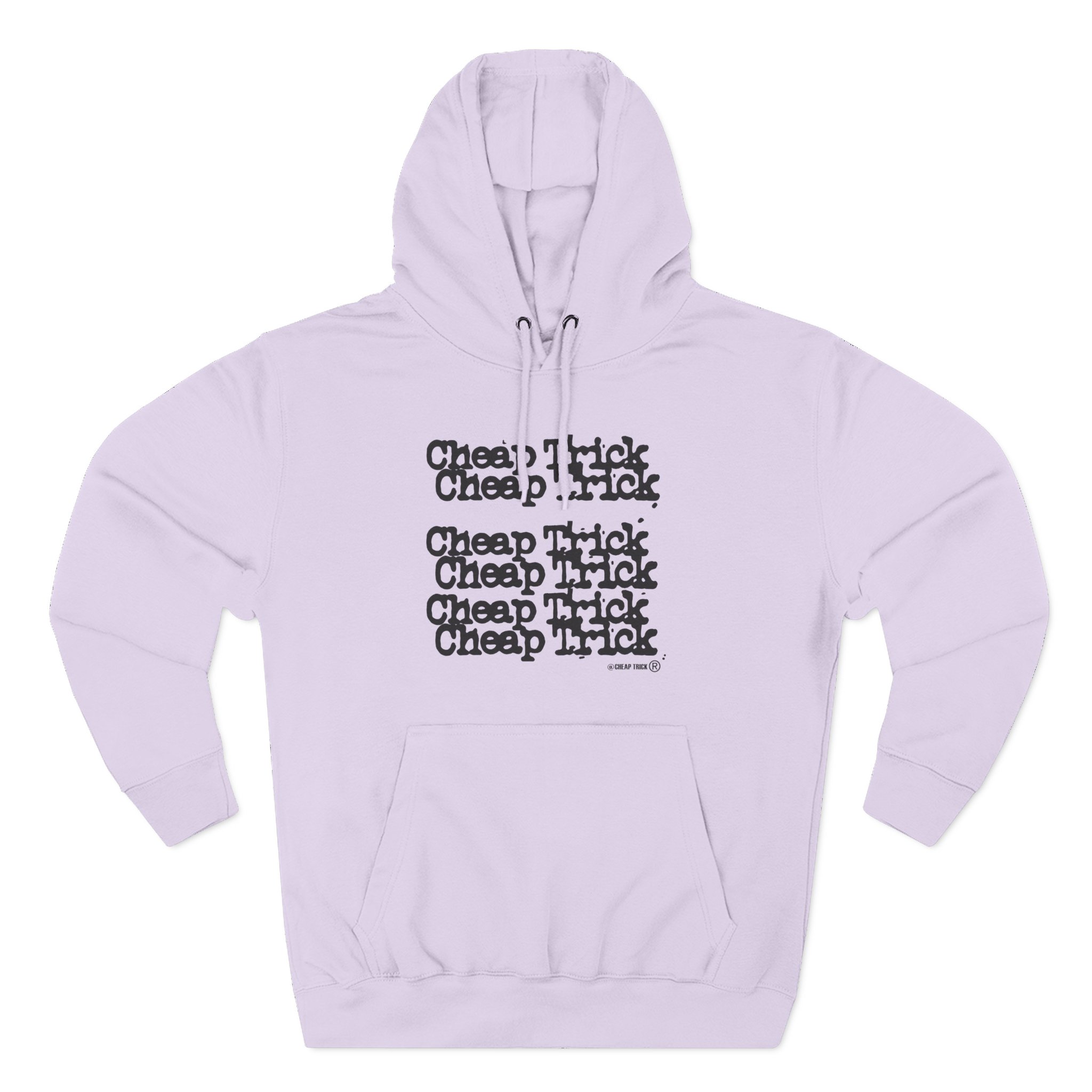 Cheap Trick Stacked Logo Three-Panel Fleece Hoodie