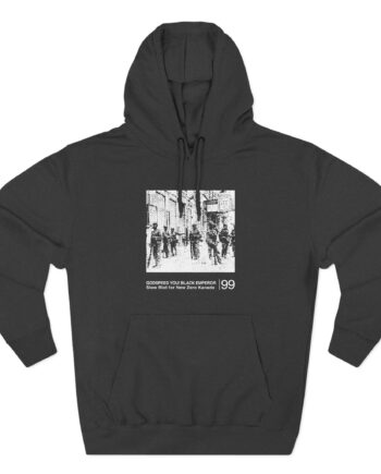 Three-Panel Fleece Hoodie