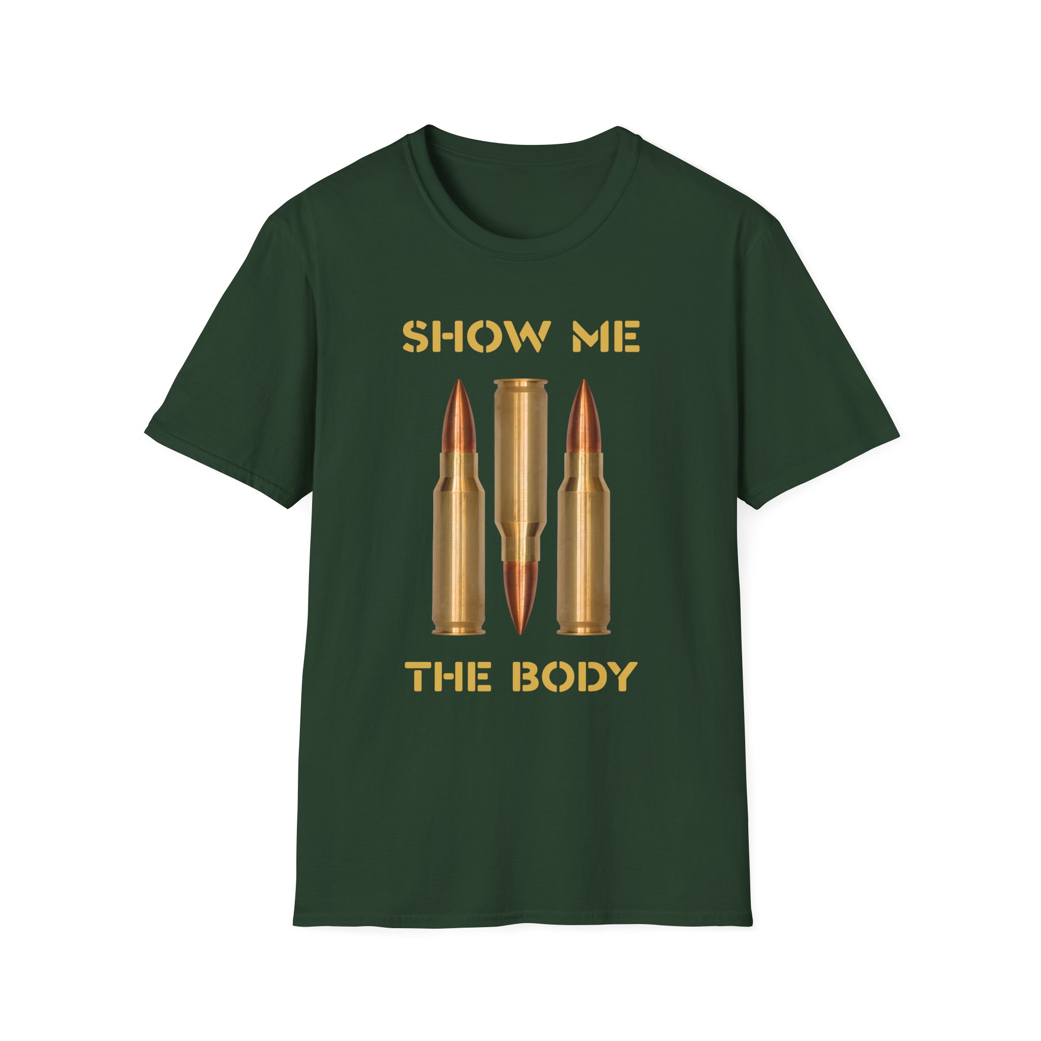 Show Me the Body Bullet Unisex Softstyle T-Shirt