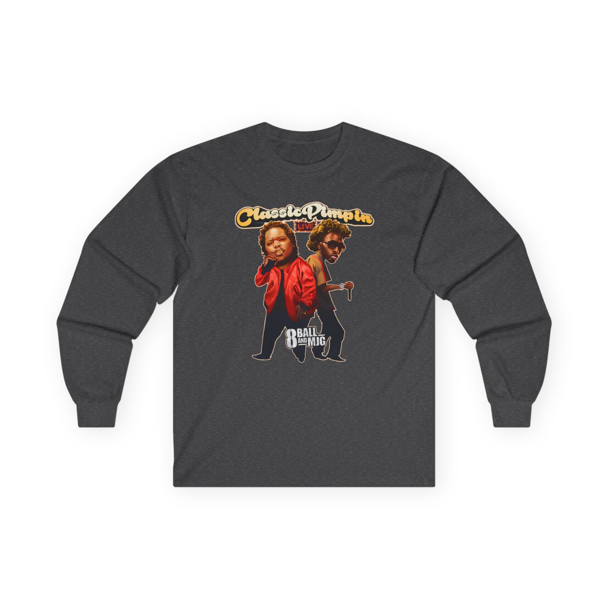 8ball Mjg Classic Pimpin Unisex Ultra Cotton Long Sleeve Tee