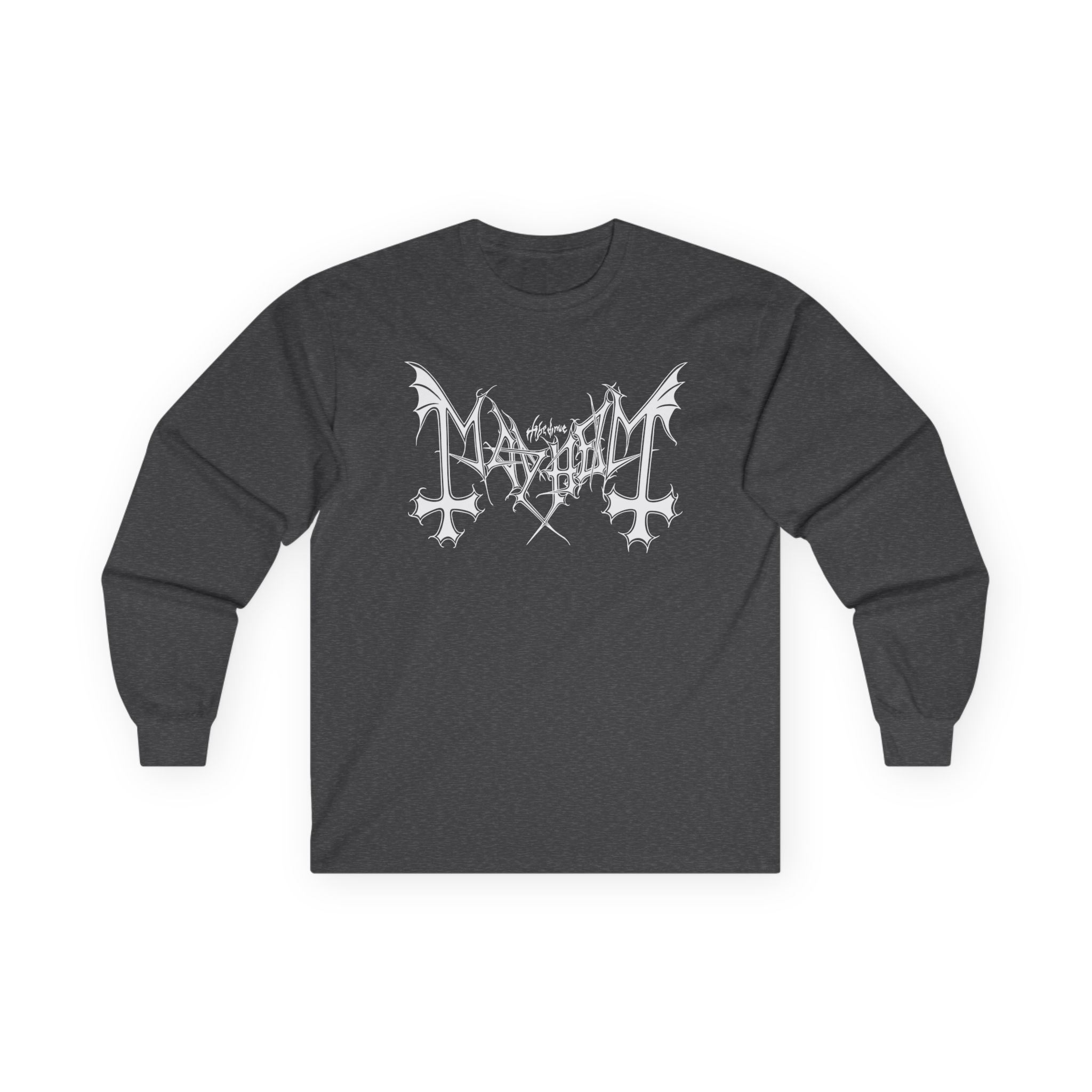 Mayhem Logo Unisex Ultra Cotton Long Sleeve Tee