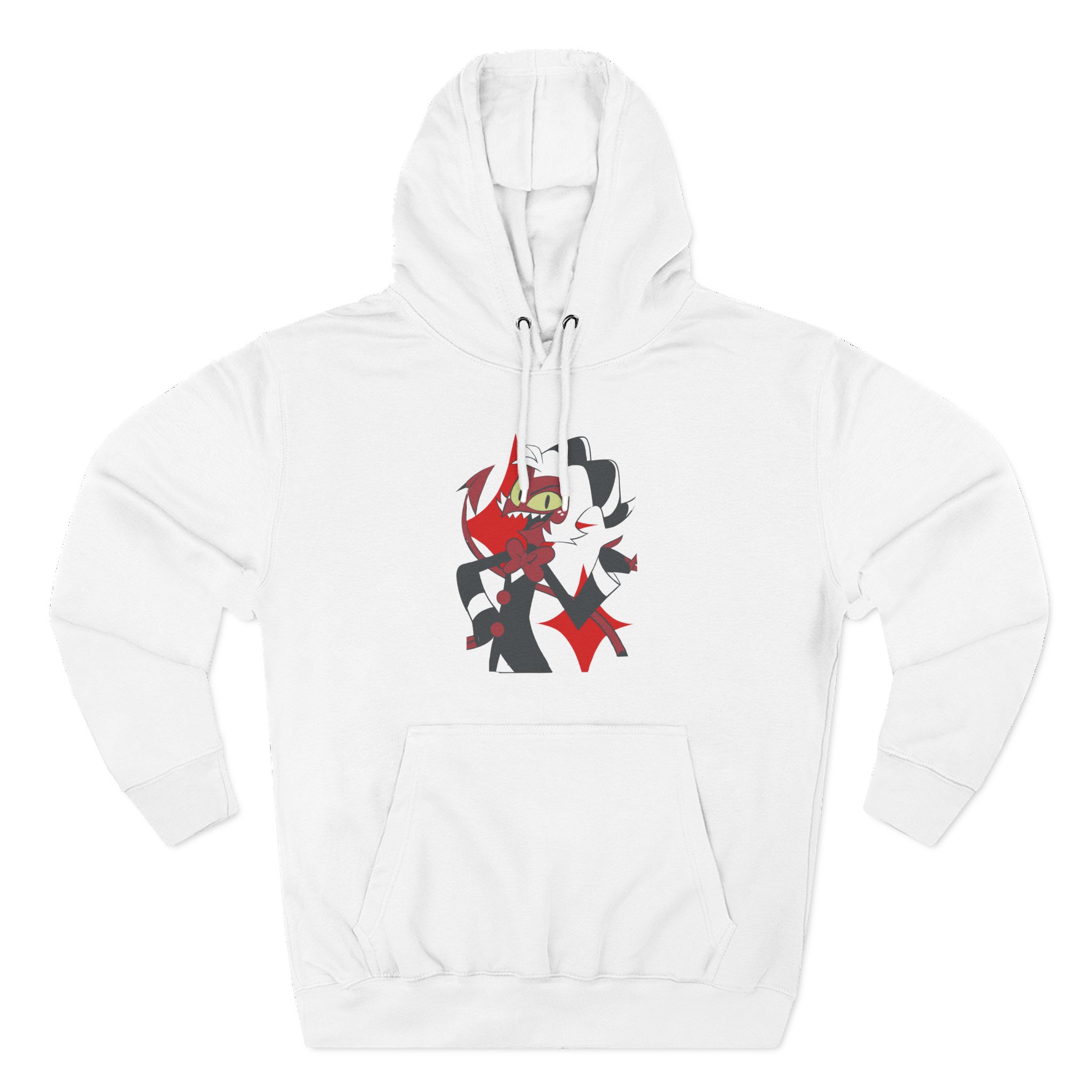 Helluva Boss Moxxie Three-Panel Fleece Hoodie
