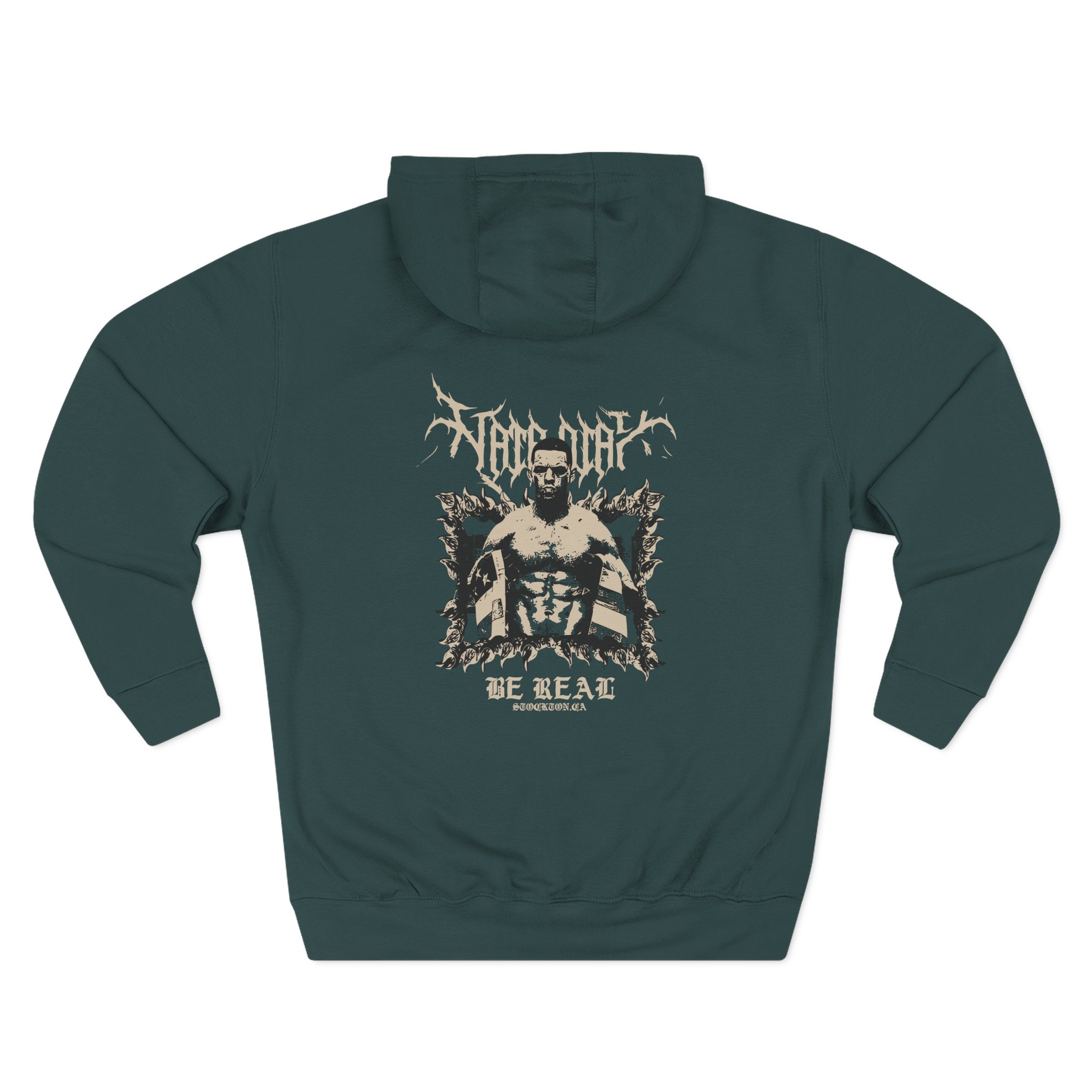 Nate Diaz Three-Panel Fleece Hoodie