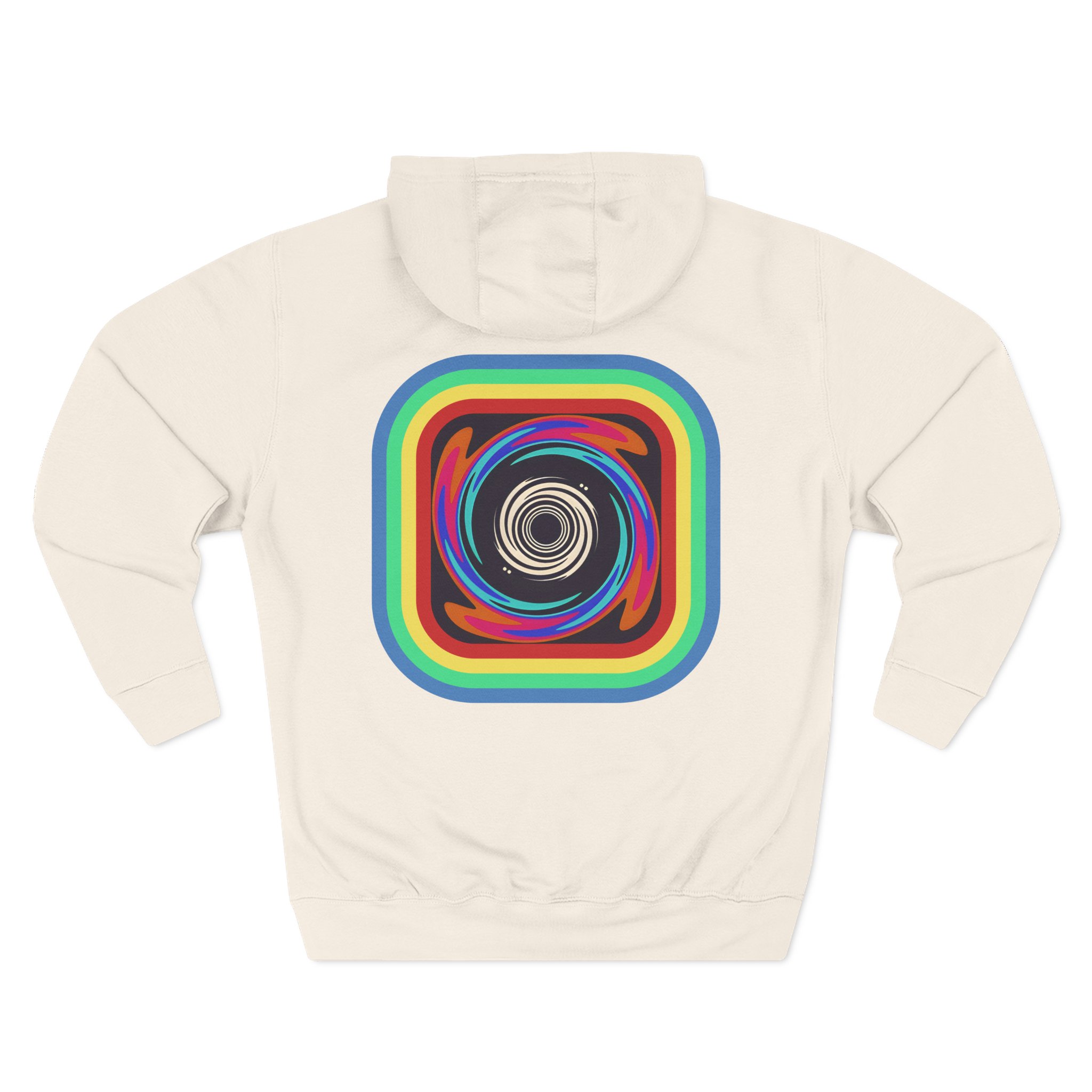 Mersiv Tan Chicago Three-Panel Fleece Hoodie