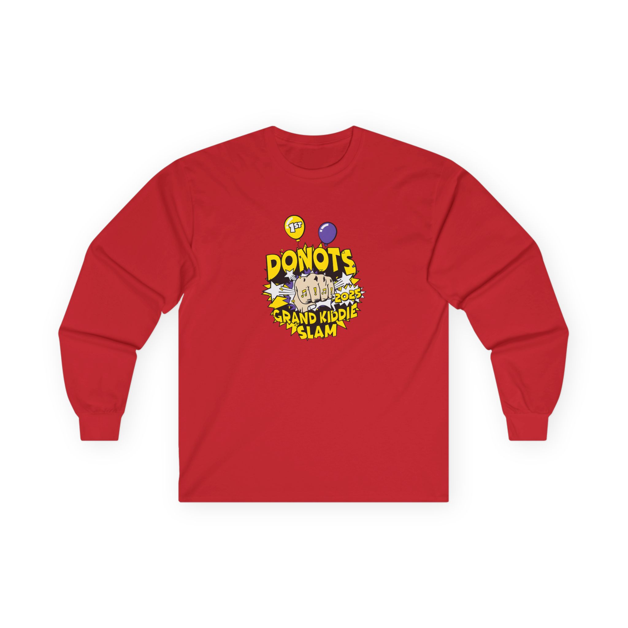 Donots Grand Kiddie Slam Unisex Ultra Cotton Long Sleeve Tee