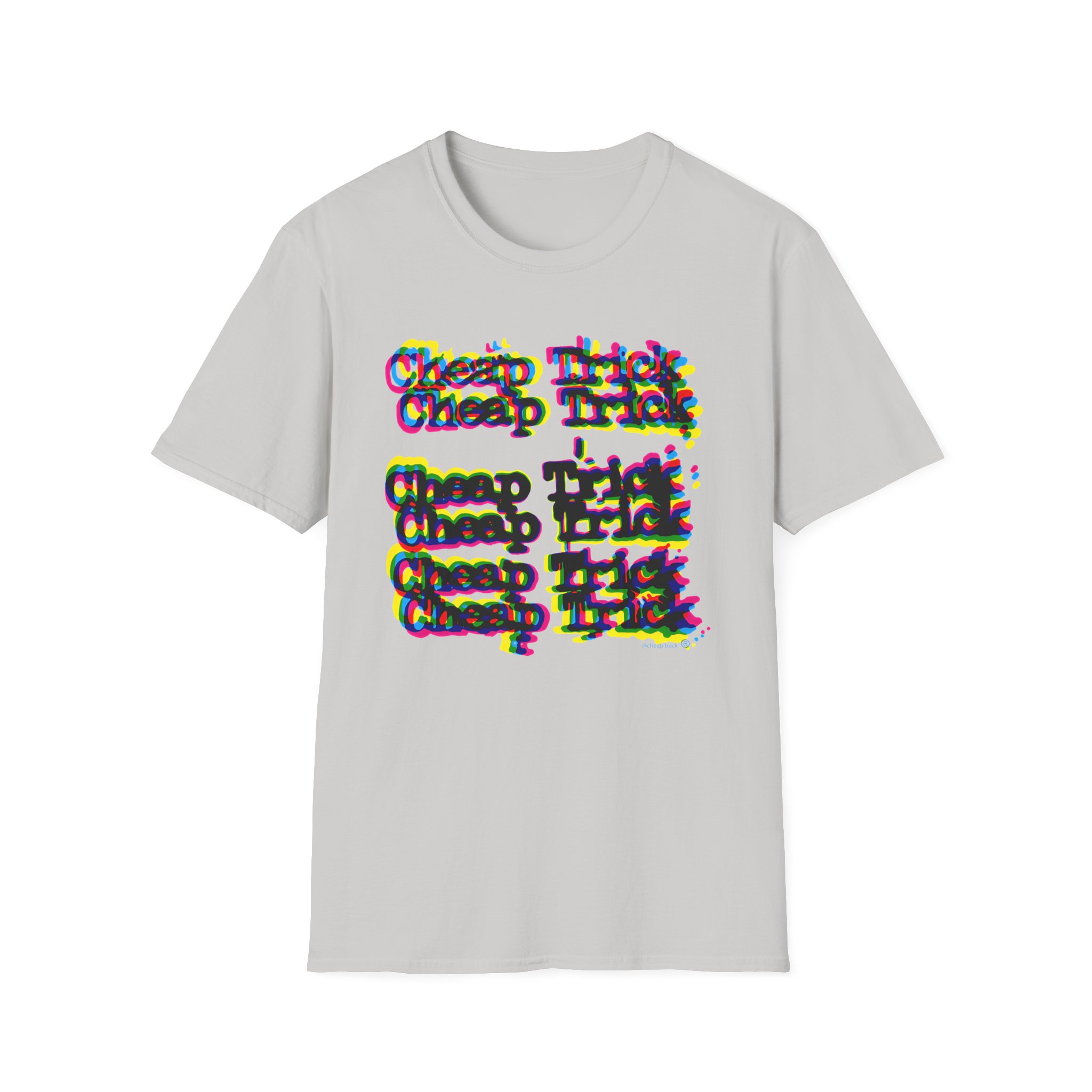 Cheap Trick 3d Logo Unisex Softstyle T-Shirt