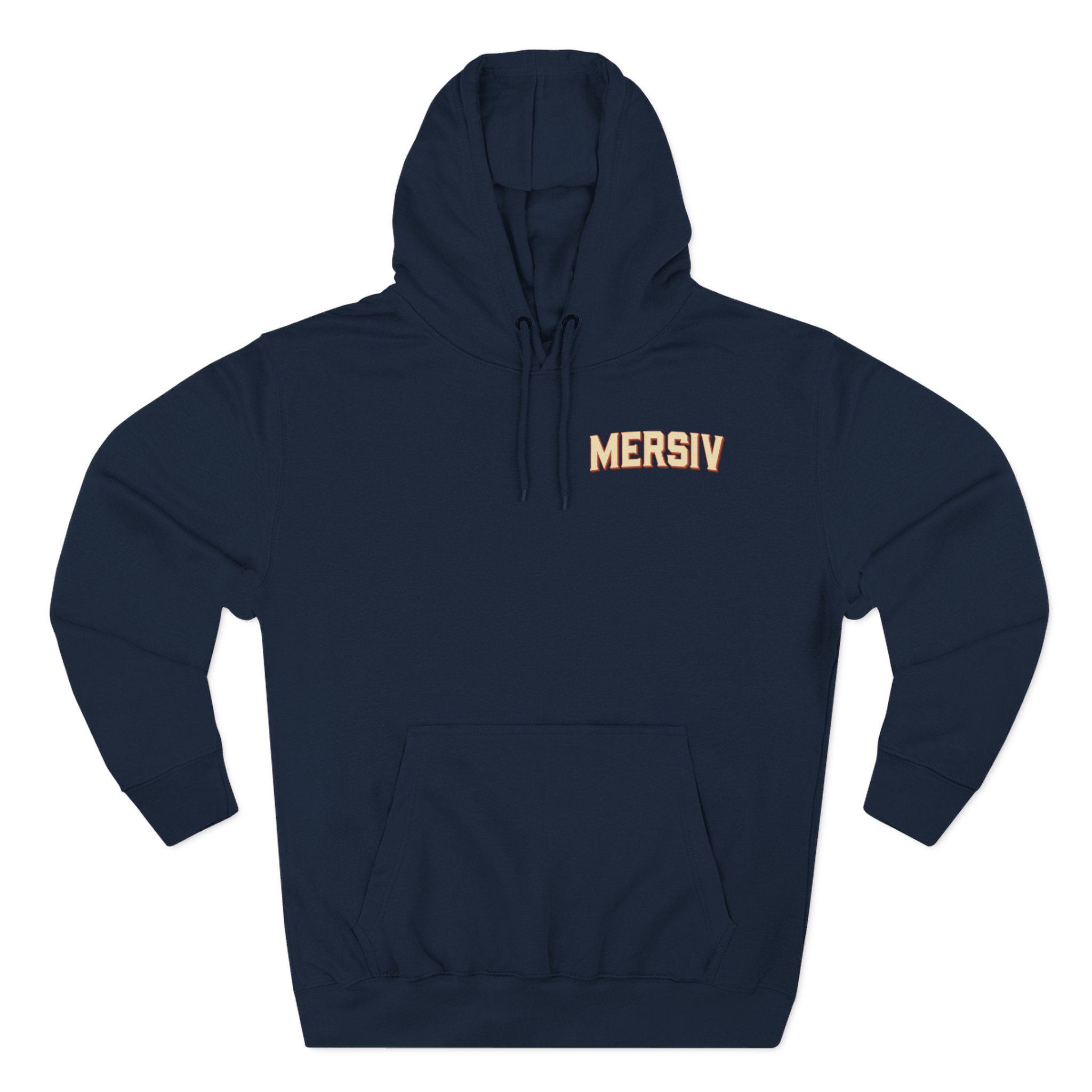 Mersiv Tan Chicago Three-Panel Fleece Hoodie