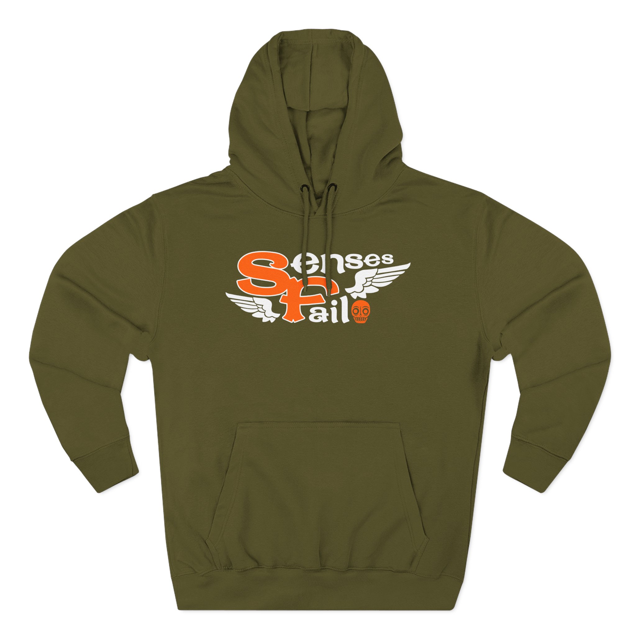 Senses Fail Wings Three-Panel Fleece Hoodie