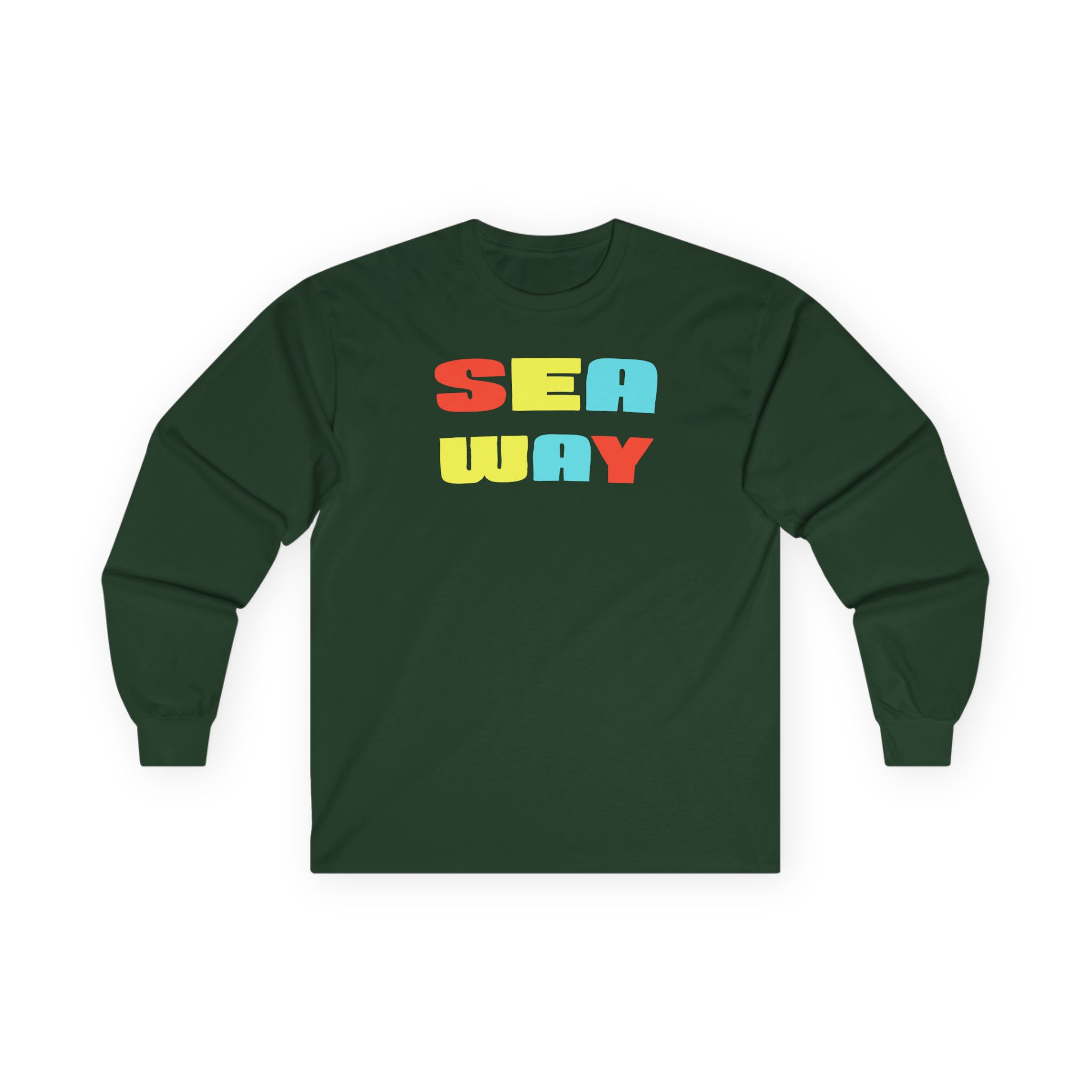 Seaway Big Vibe Stacked Unisex Ultra Cotton Long Sleeve Tee
