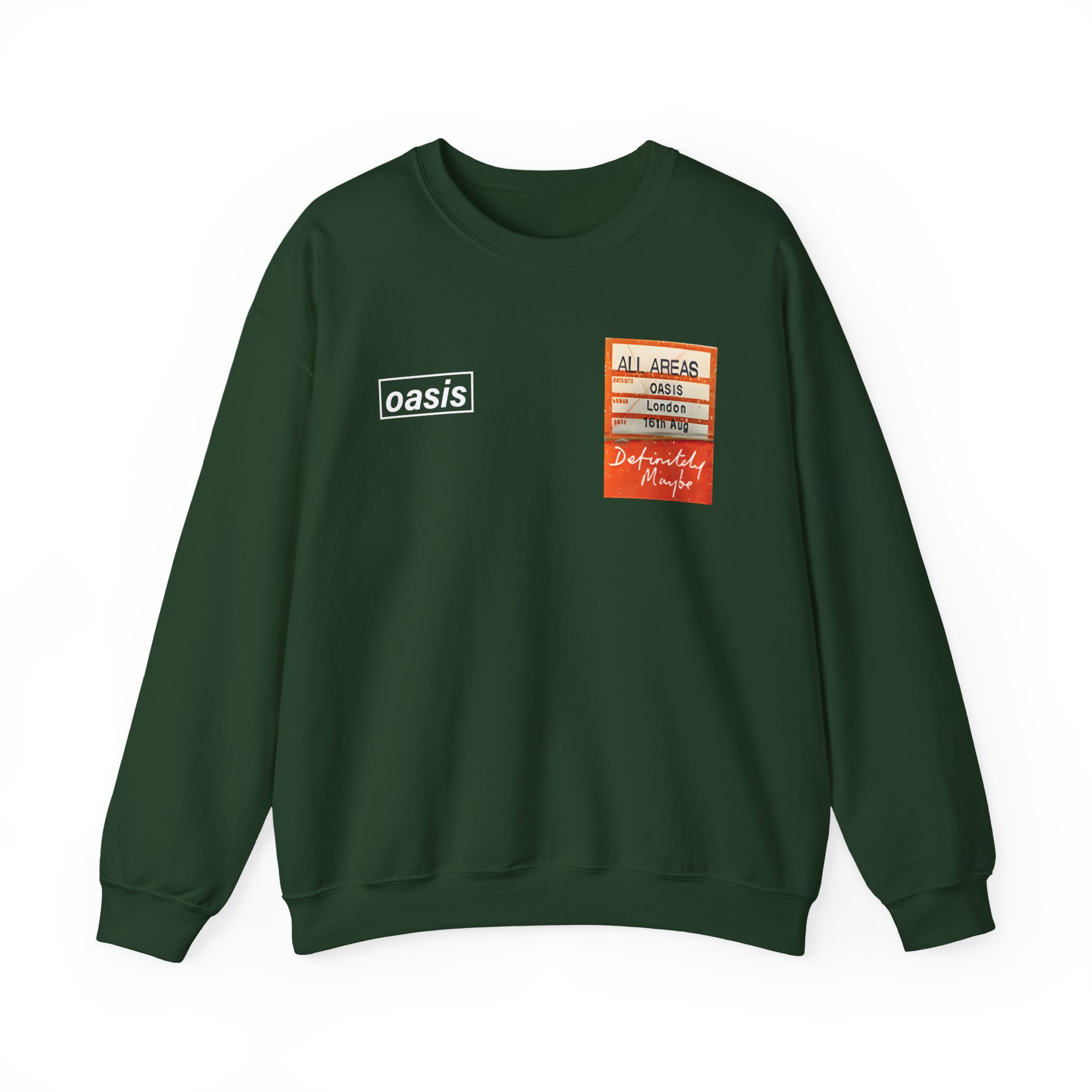 Oasis Setlist Unisex Heavy Blendâ„¢ Crewneck Sweatshirt