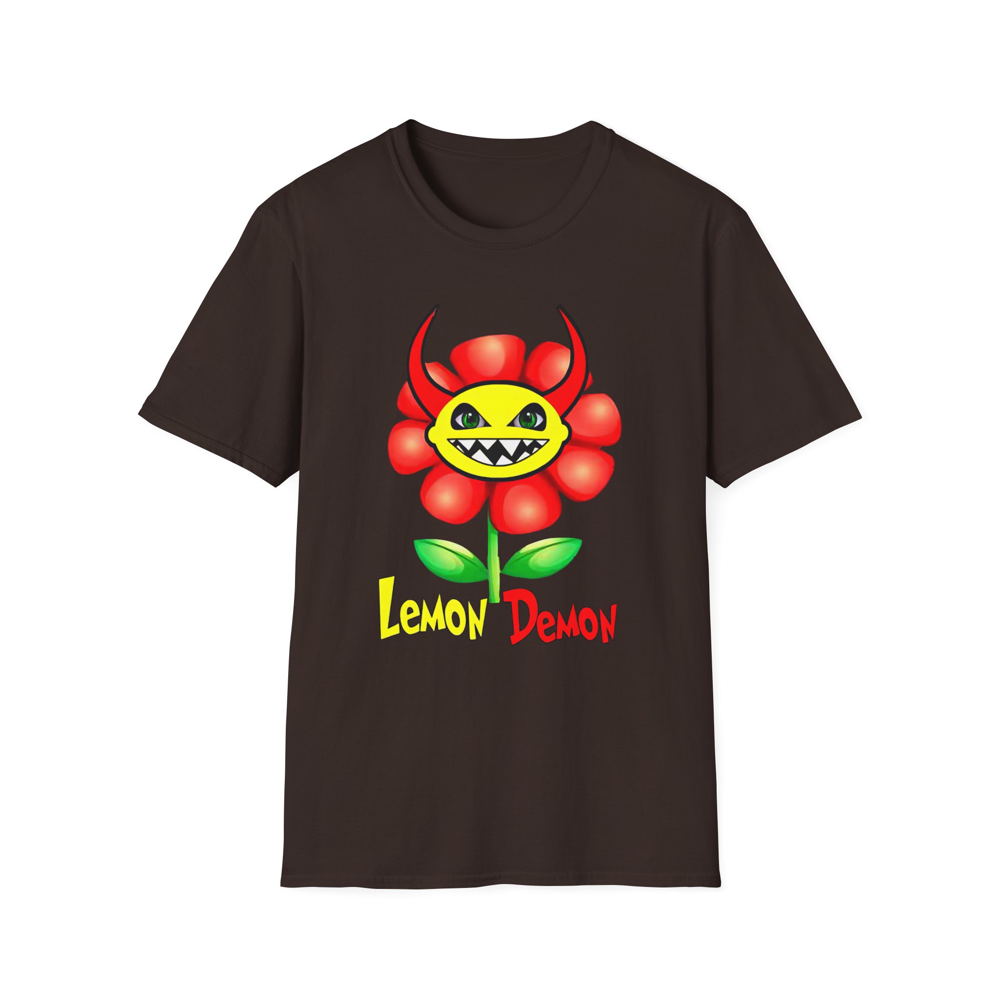 Lemon Demon Flower Unisex Softstyle T-Shirt