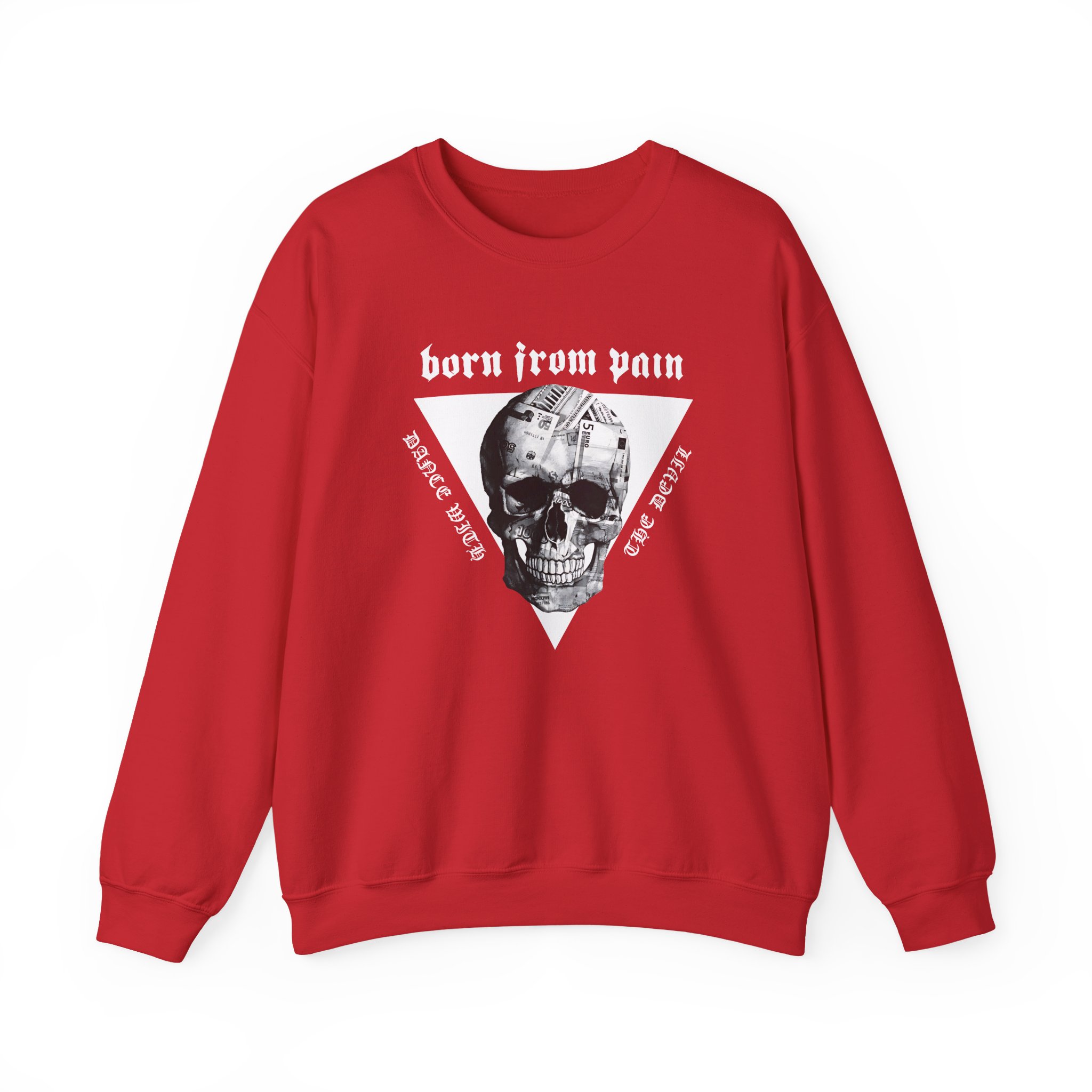 Born From Pain Dance With the Devil Unisex Heavy Blendâ„¢ Crewneck Sweatshirt