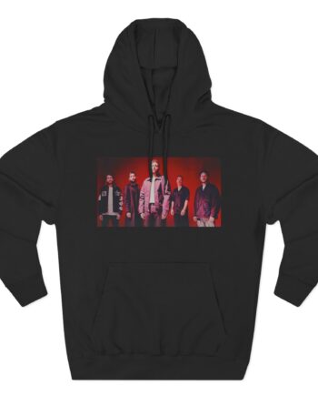You Me at Six Photo Three-Panel Fleece Hoodie