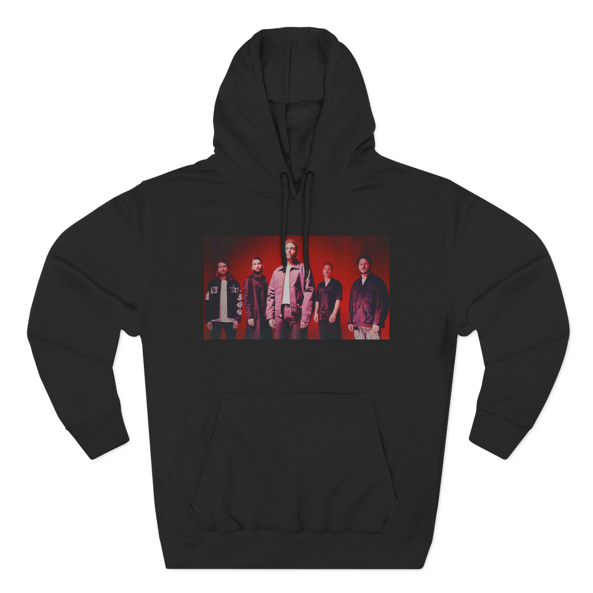 You Me at Six Photo Three-Panel Fleece Hoodie