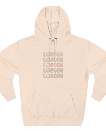 Loreen Three-Panel Fleece Hoodie