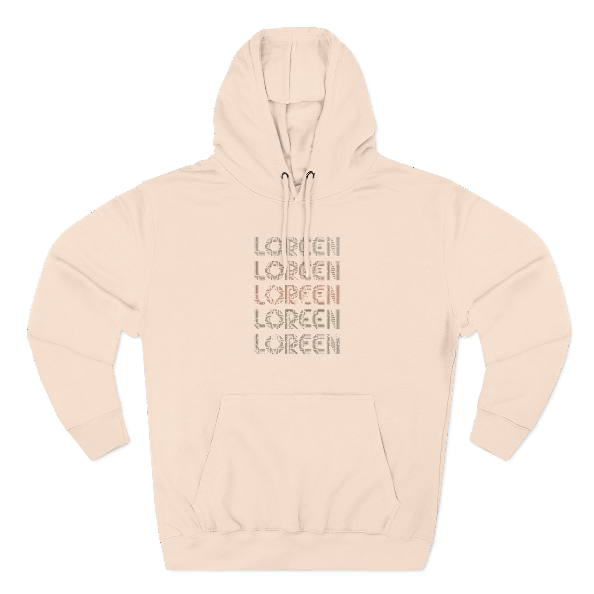 Loreen Three-Panel Fleece Hoodie