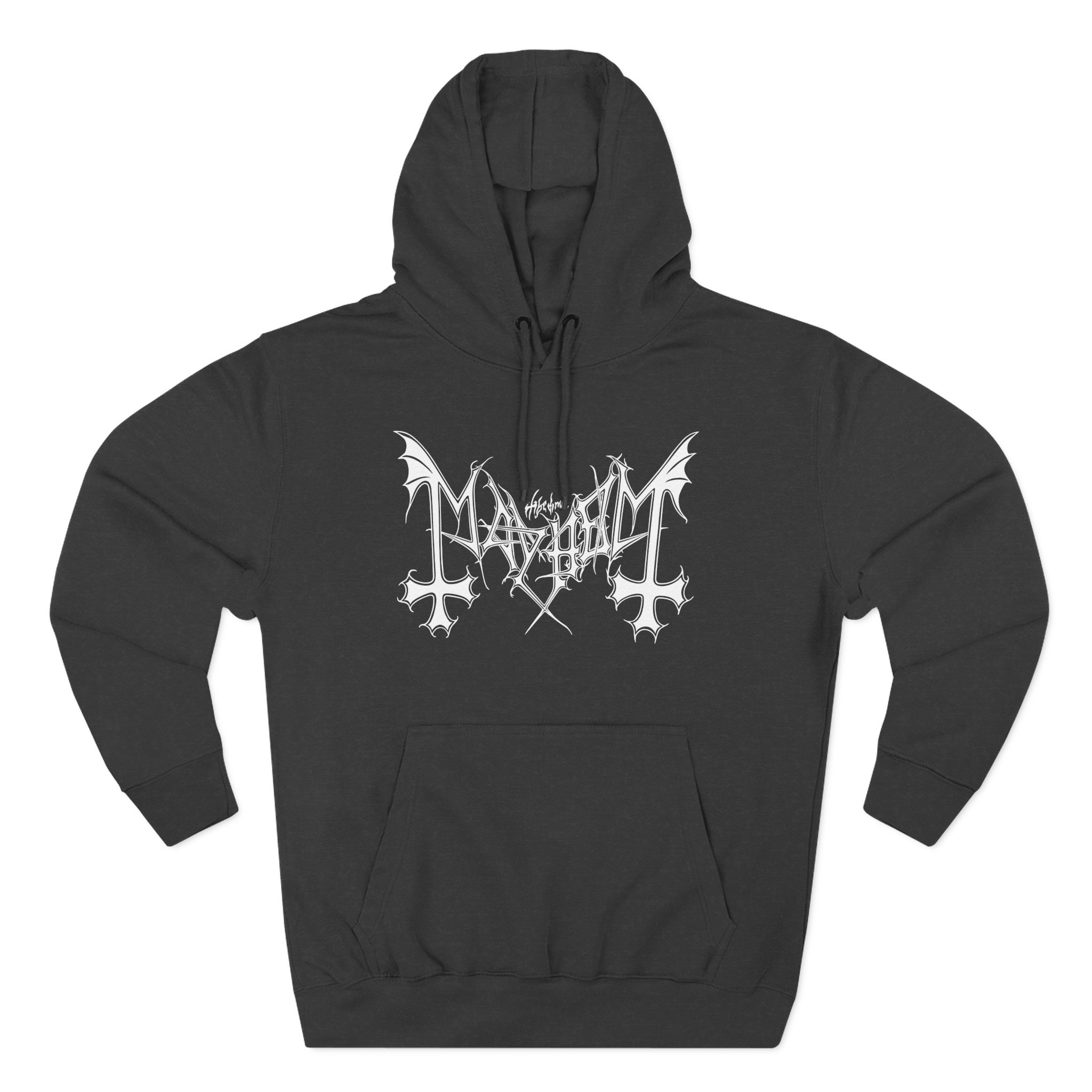 Mayhem Logo Three-Panel Fleece Hoodie