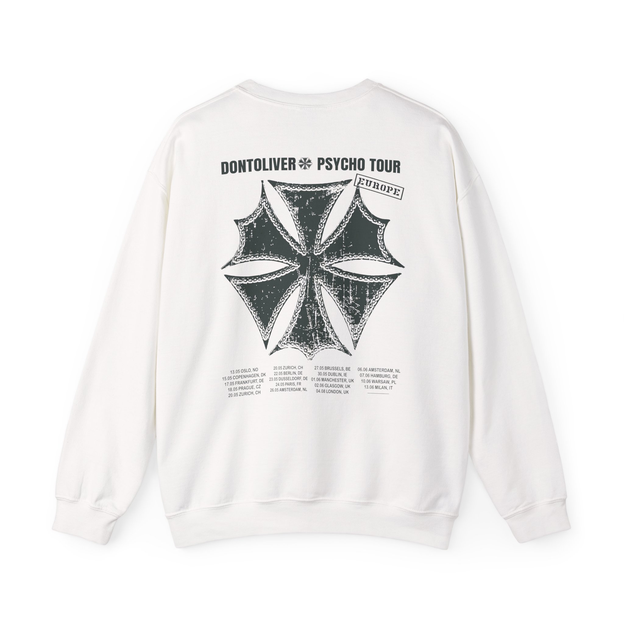 Don Toliver Psycho Tour Emblem Unisex Heavy Blendâ„¢ Crewneck Sweatshirt