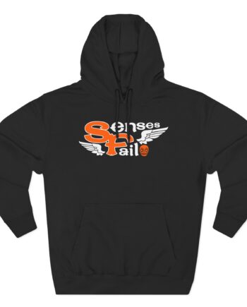 Senses Fail Wings Three-Panel Fleece Hoodie