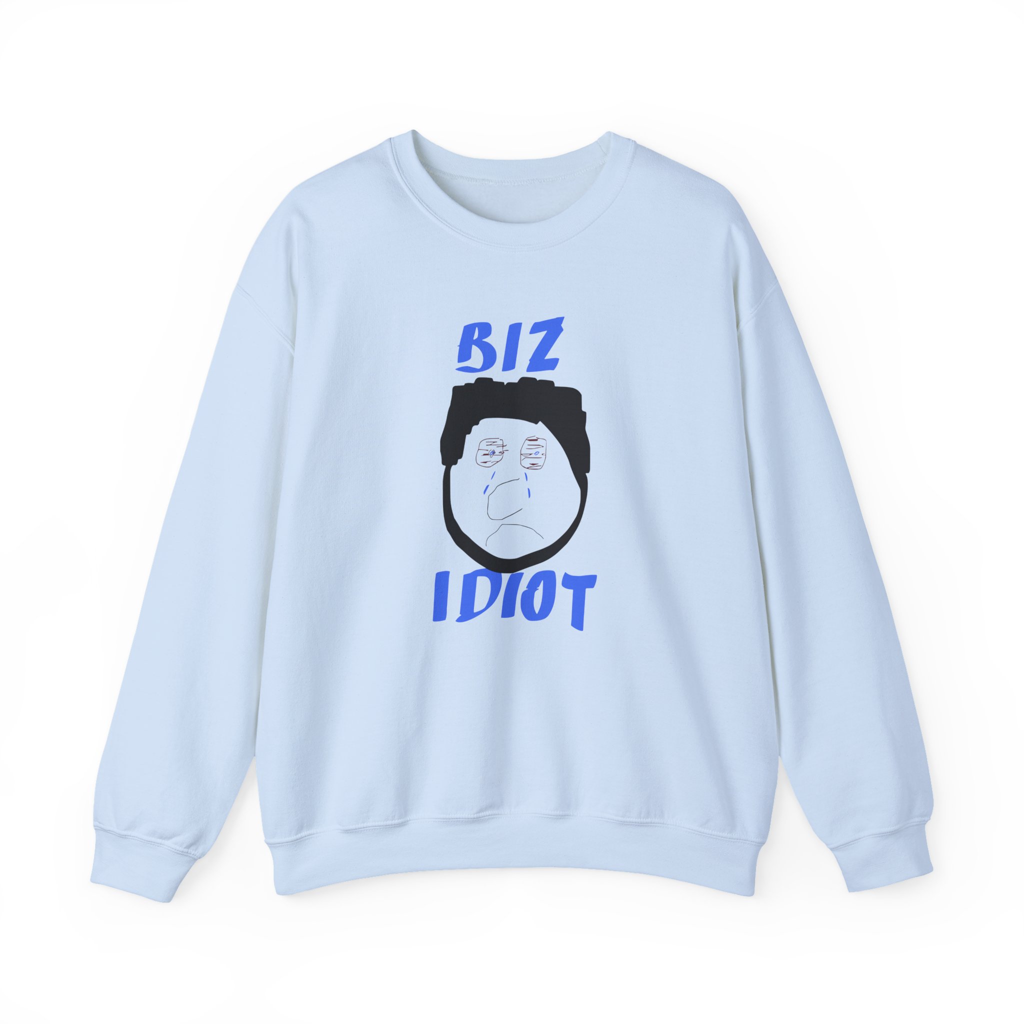Spittin Chiclets Biz Idiot Unisex Heavy Blendâ„¢ Crewneck Sweatshirt