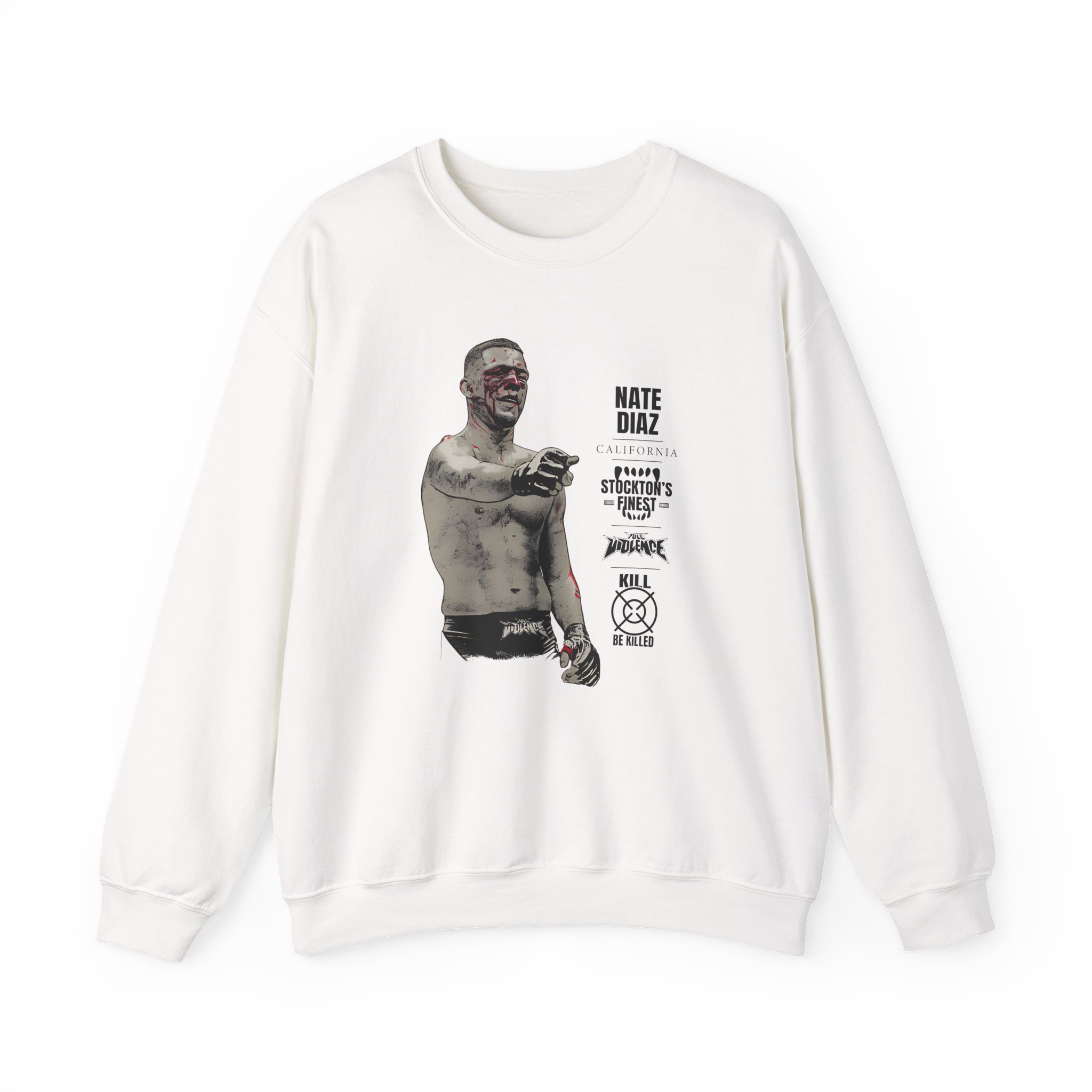 Nate Diaz Stockton's Finest Unisex Heavy Blendâ„¢ Crewneck Sweatshirt