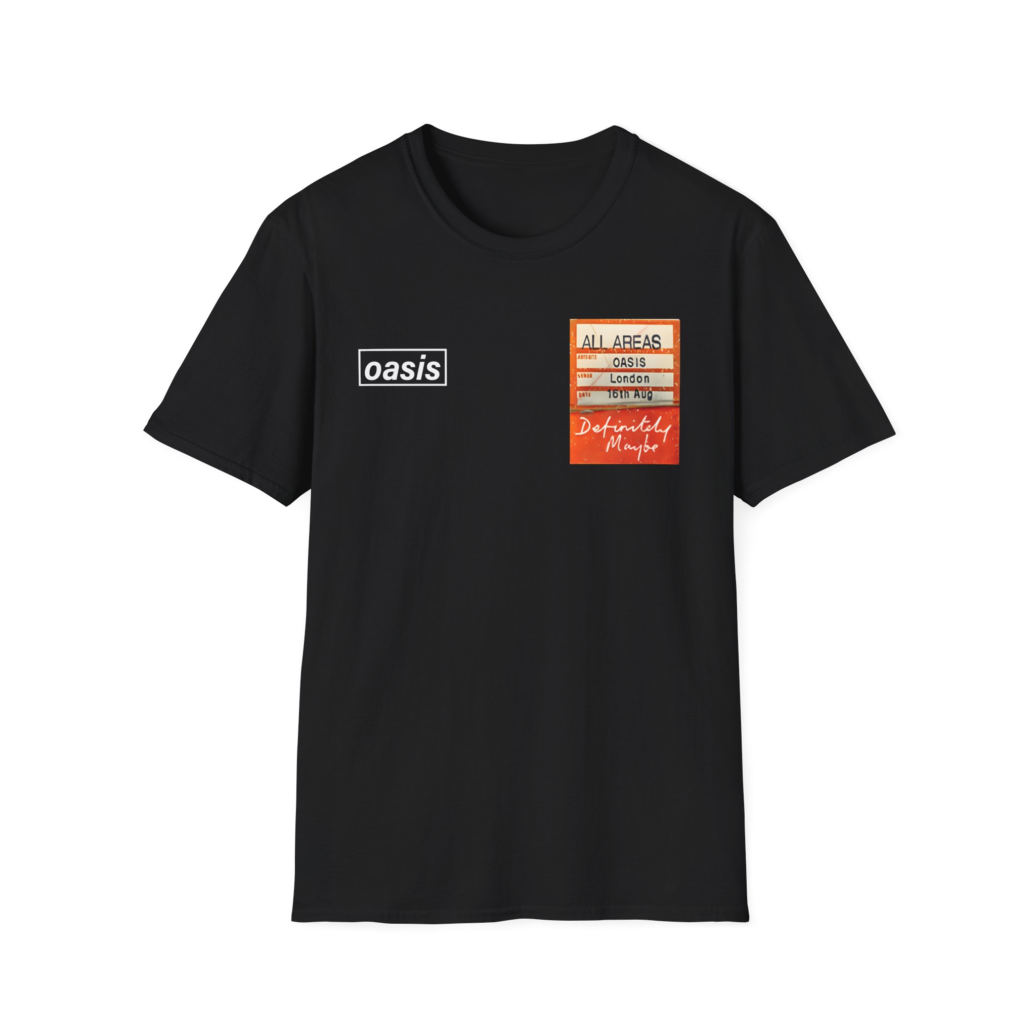 Oasis Setlist Unisex Softstyle T-Shirt