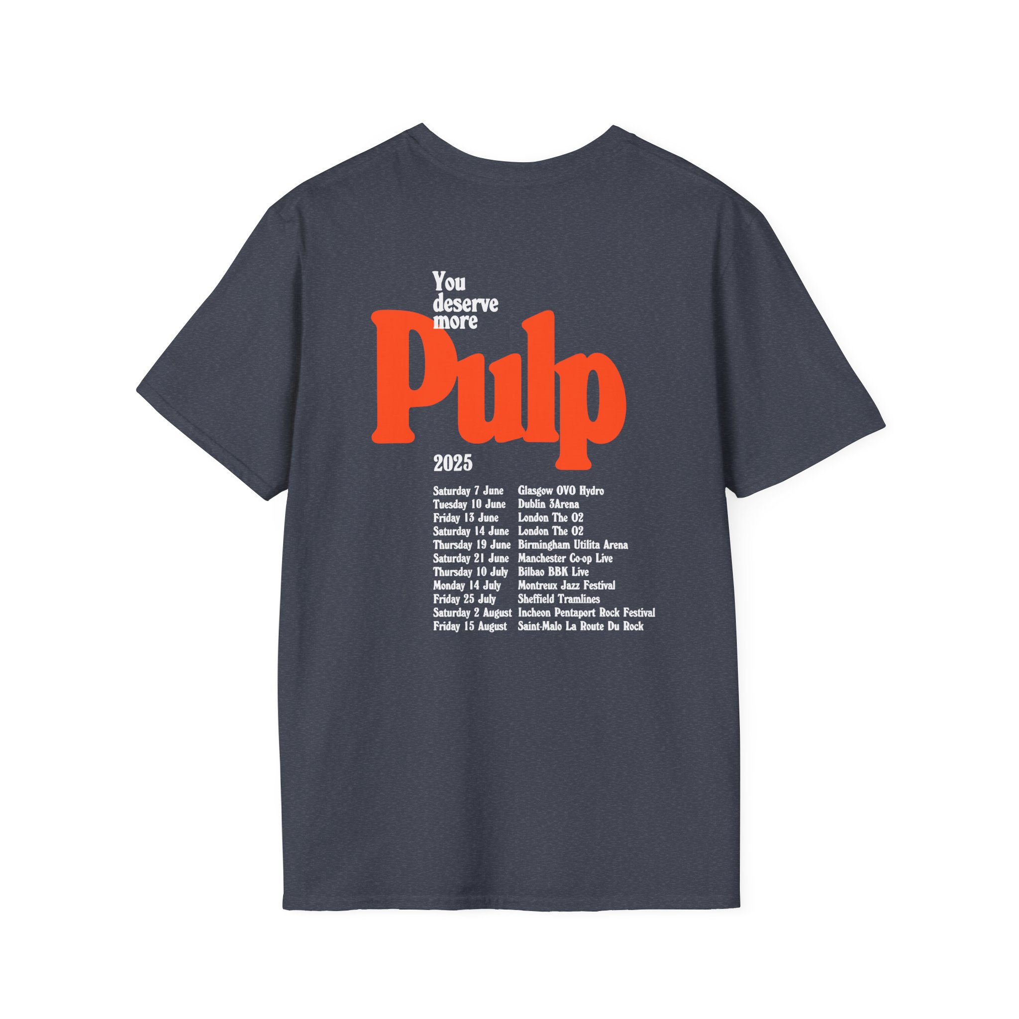 Pulp More 2025 Tour Unisex Softstyle T-Shirt