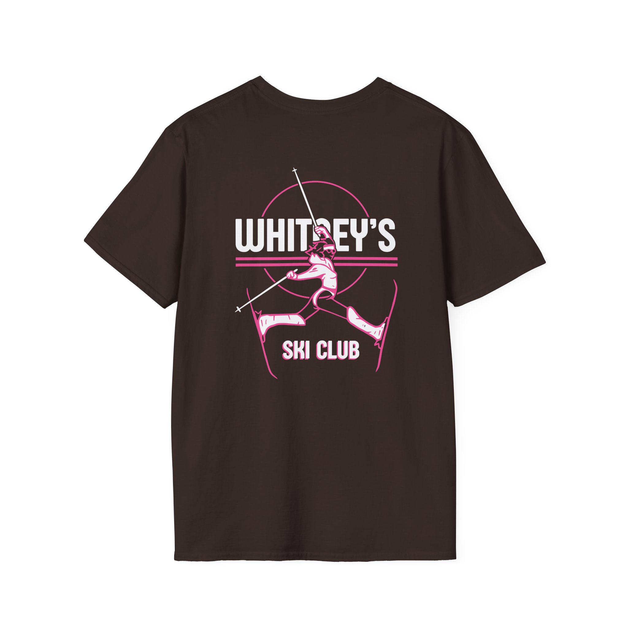 Spittin Chiclets Whitney's Ski Club Unisex Softstyle T-Shirt