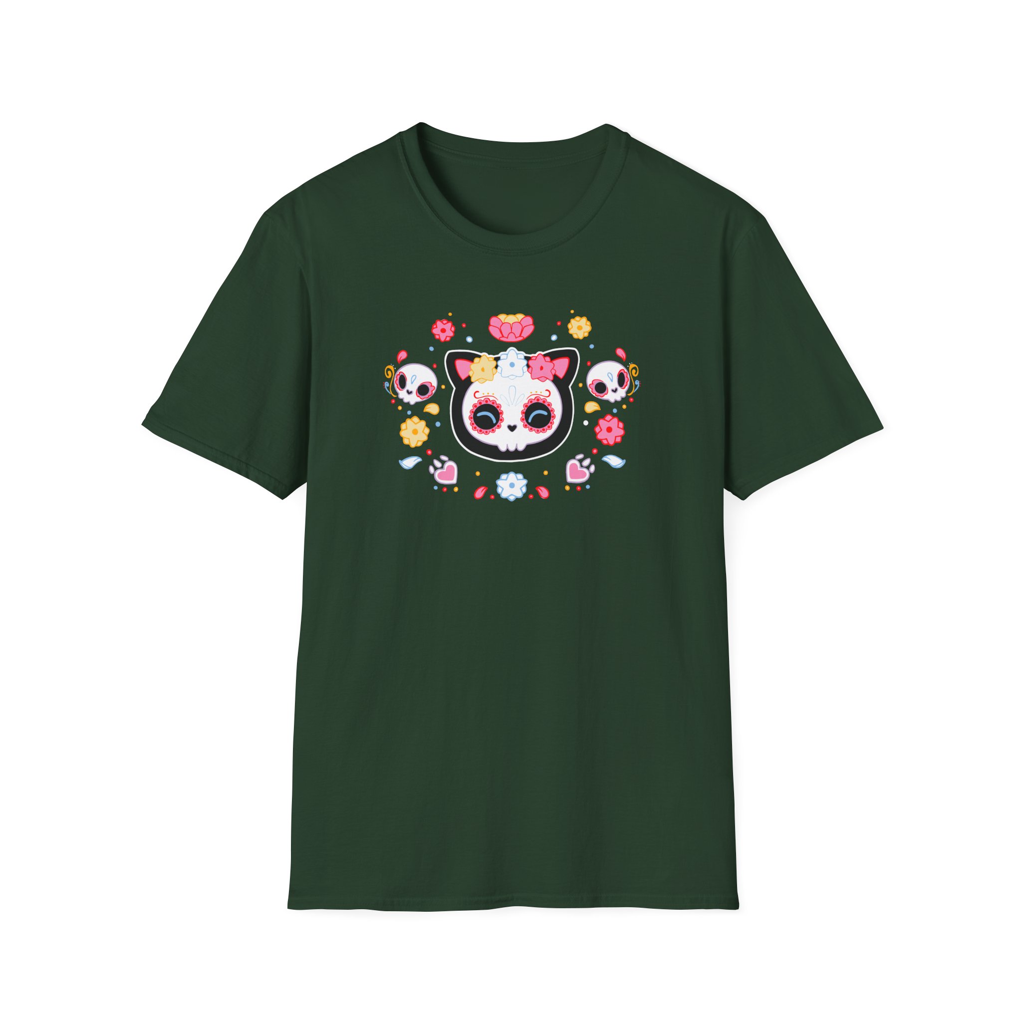 Aphmau Sugar Skull Cat Unisex Softstyle T-Shirt