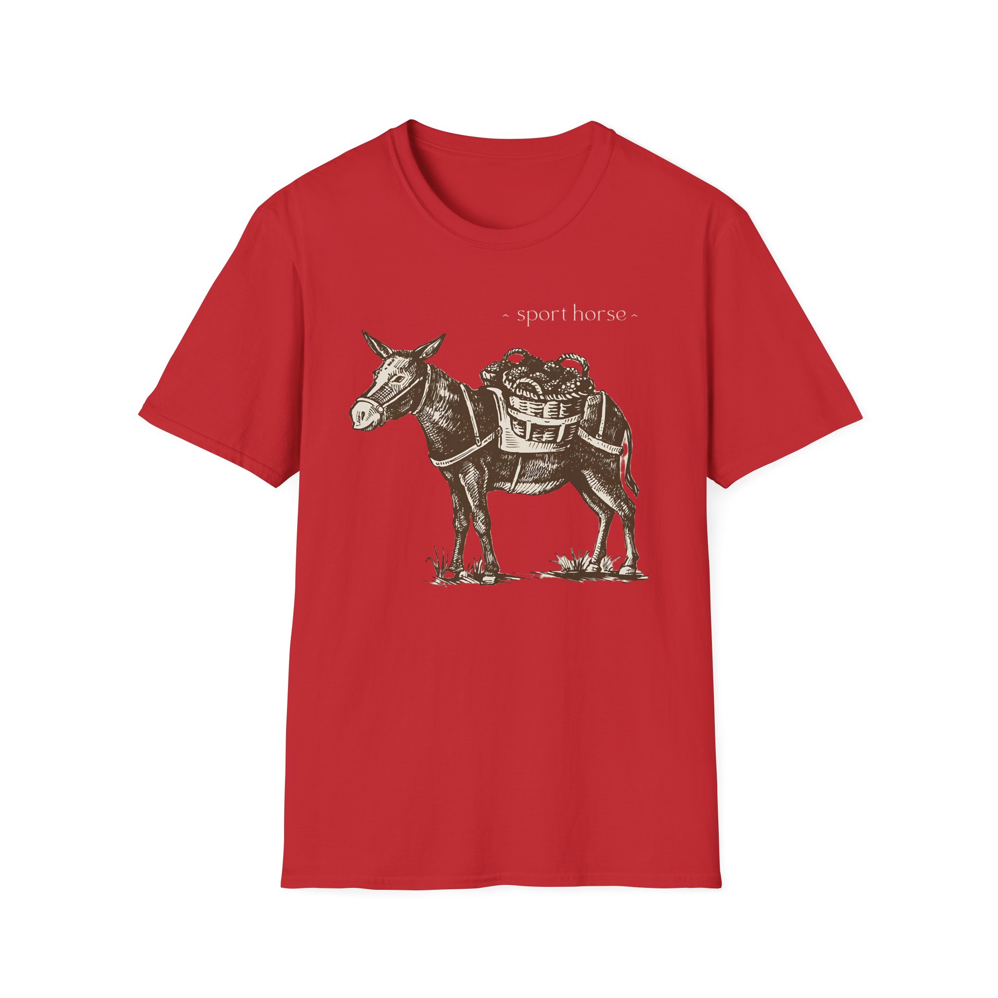 Mumbo Jumbo Sport Horse Unisex Softstyle T-Shirt