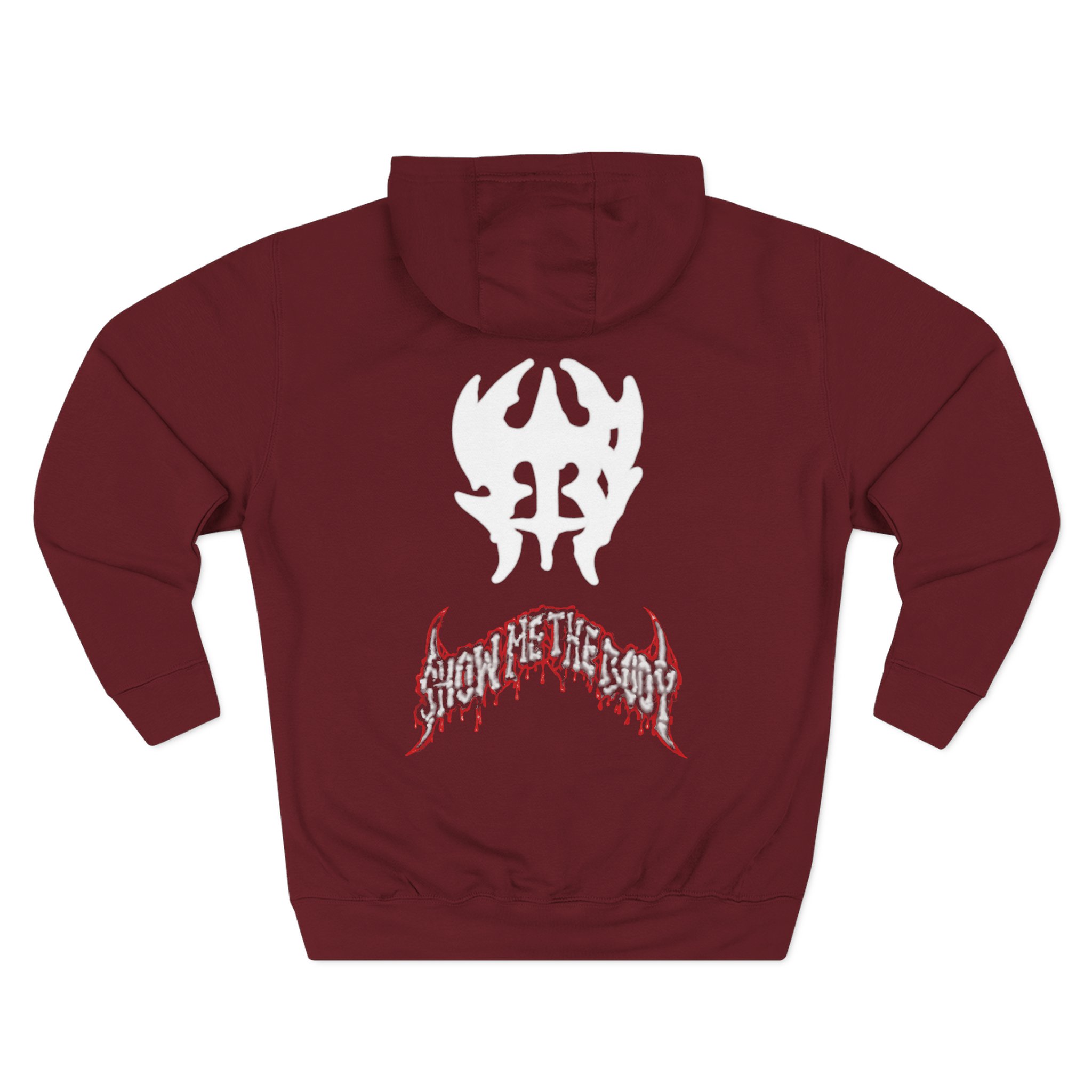 Show Me the Body Radiation Three-Panel Fleece Hoodie