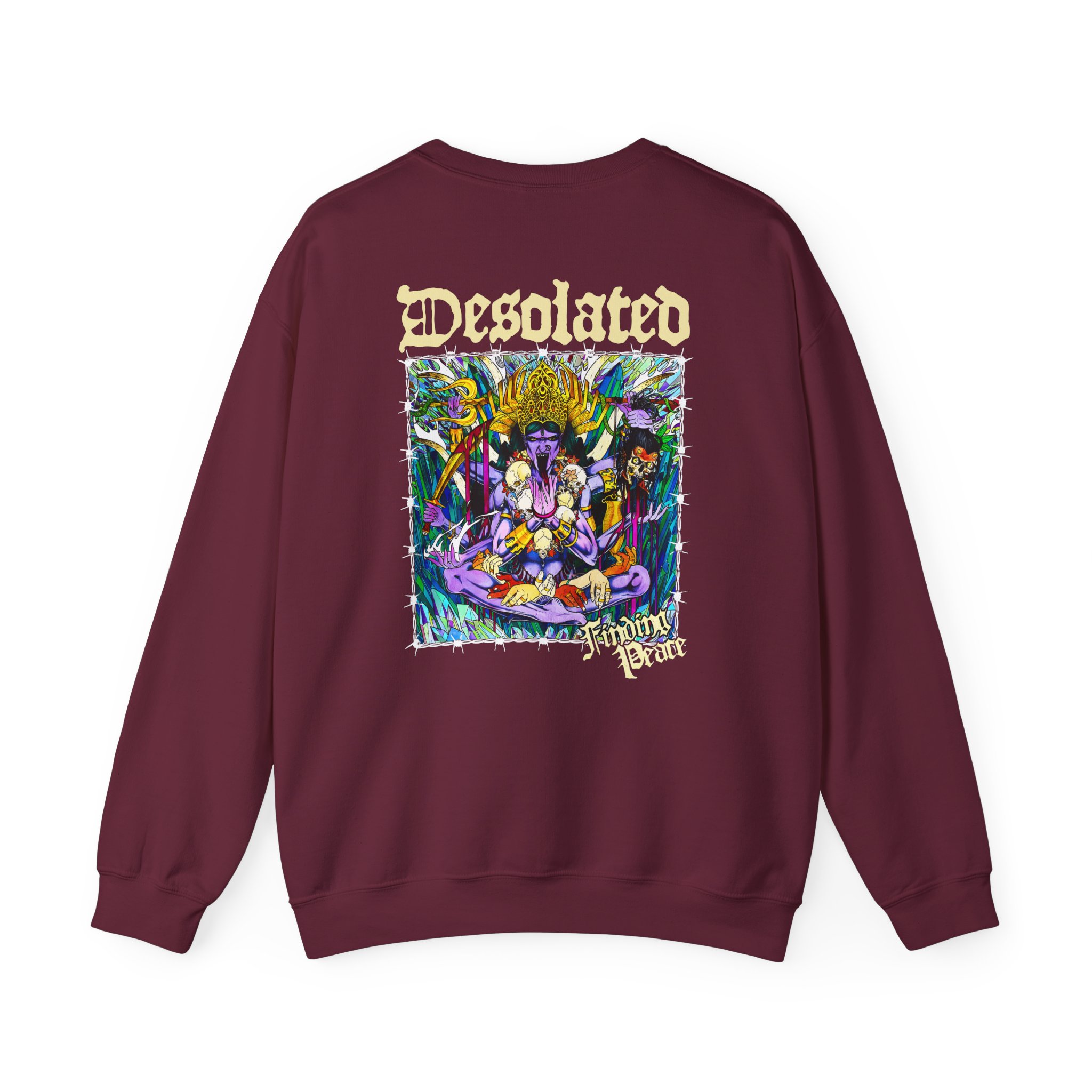 Desolated Finding Peace Unisex Heavy Blendâ„¢ Crewneck Sweatshirt