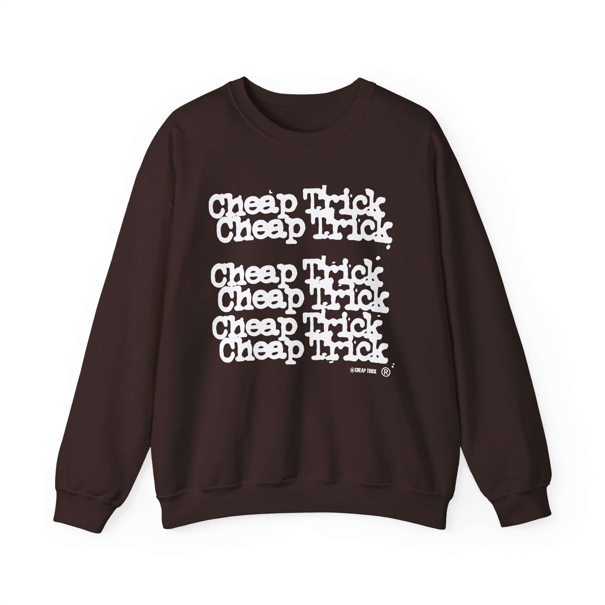 Cheap Trick Stacked Logo Unisex Heavy Blendâ„¢ Crewneck Sweatshirt
