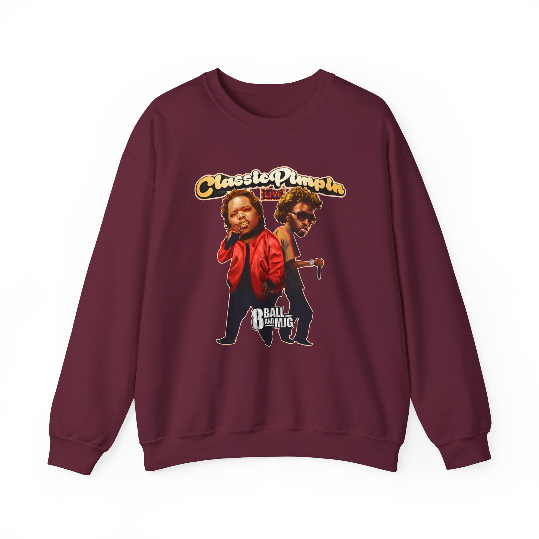 8ball Mjg Classic Pimpin Unisex Heavy Blendâ„¢ Crewneck Sweatshirt