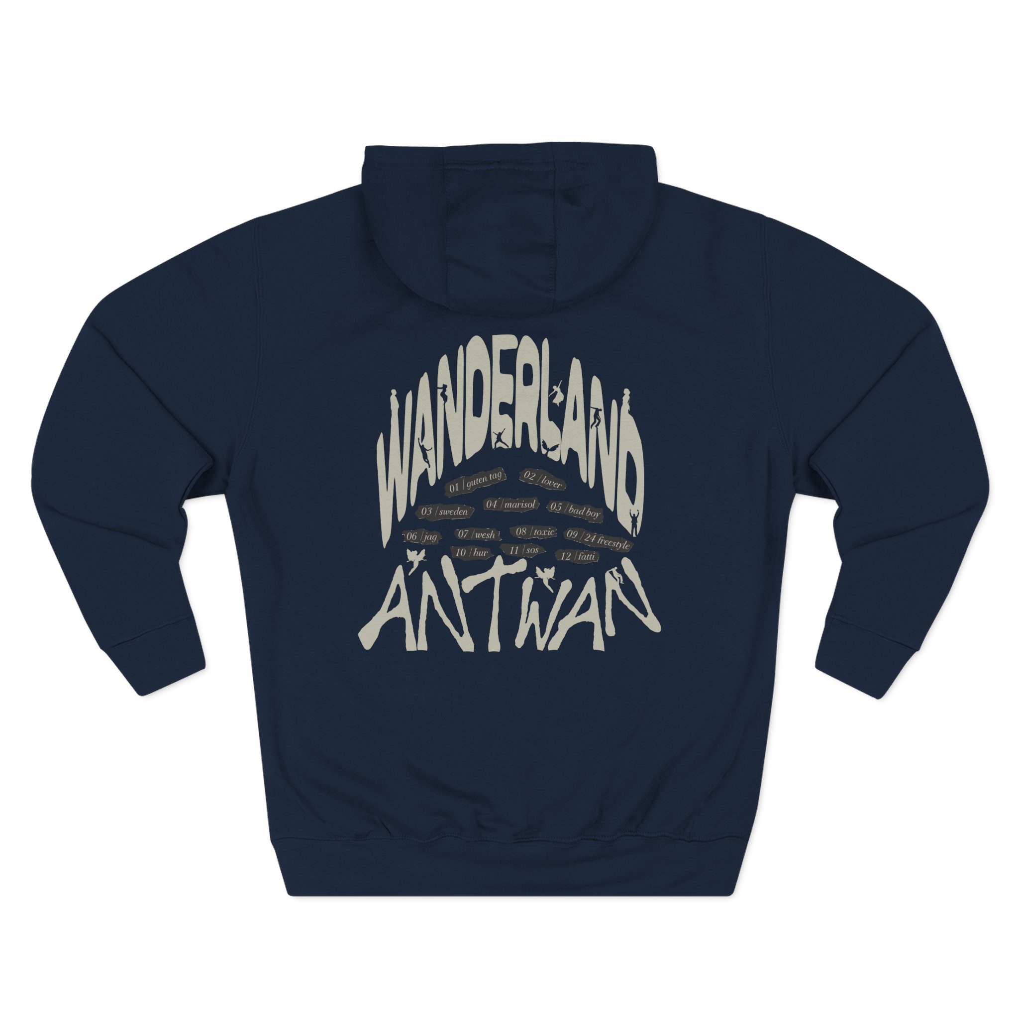 Antwan Wanderland Three-Panel Fleece Hoodie