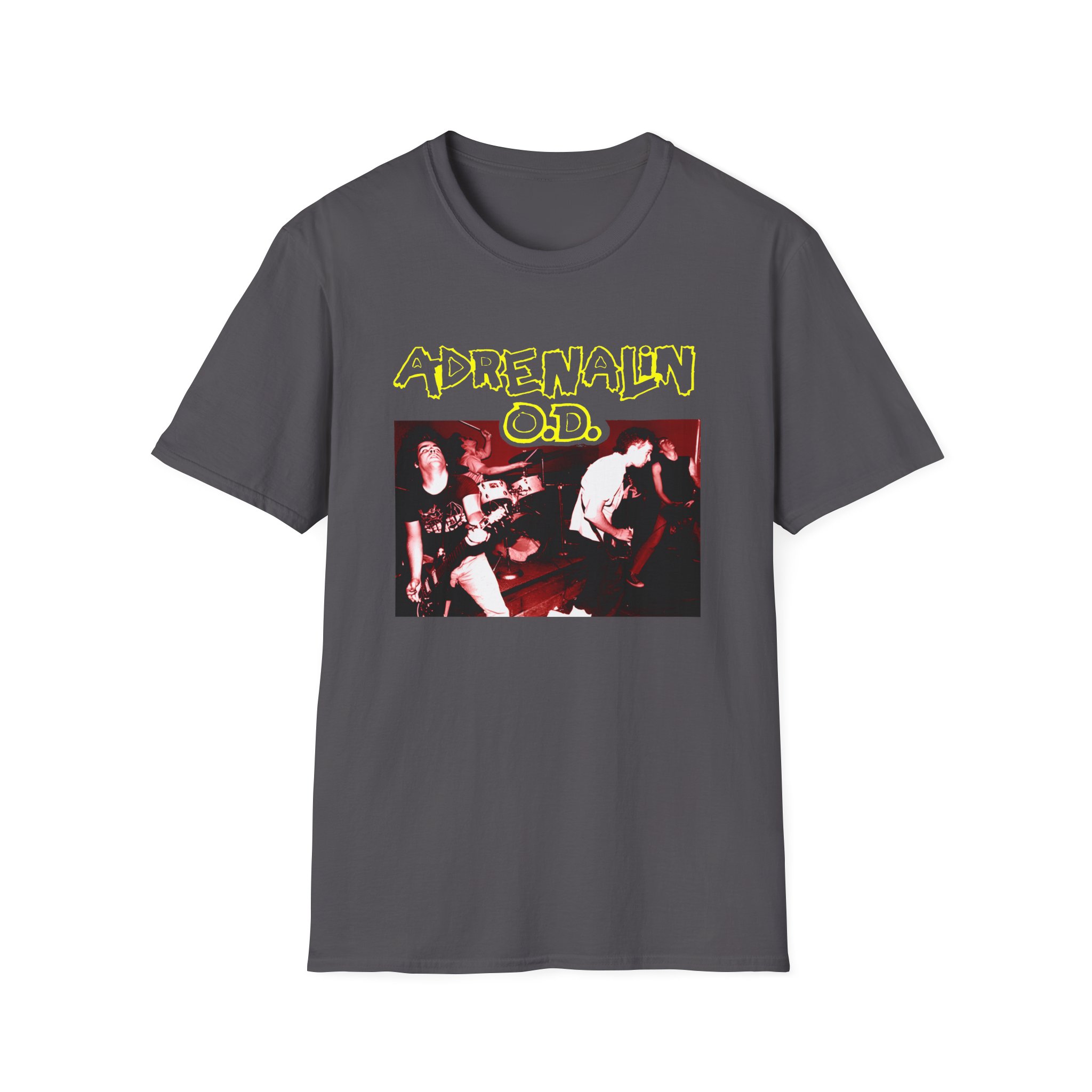 Adrenalin Od Live Shot Unisex Softstyle T-Shirt
