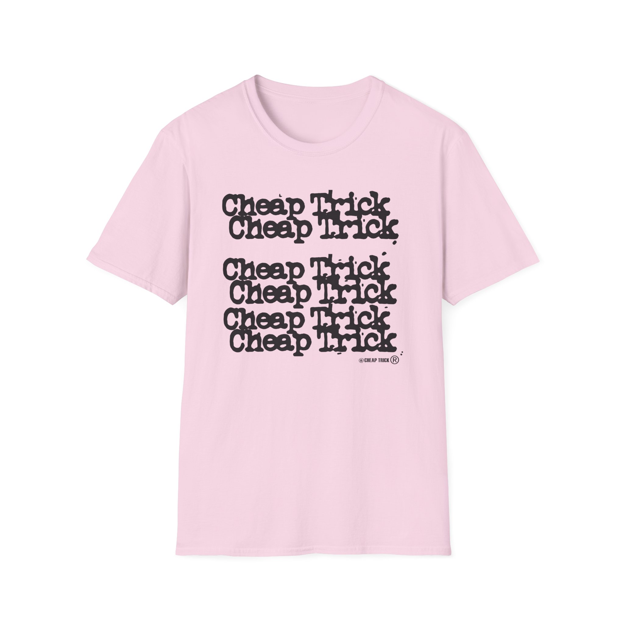 Cheap Trick Stacked Logo Unisex Softstyle T-Shirt