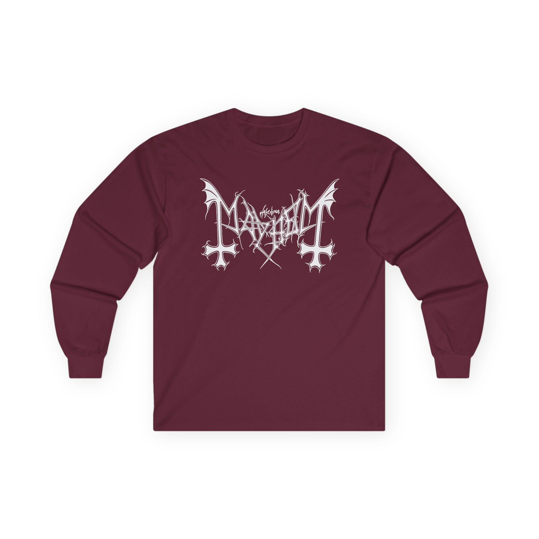 Mayhem Logo Unisex Ultra Cotton Long Sleeve Tee