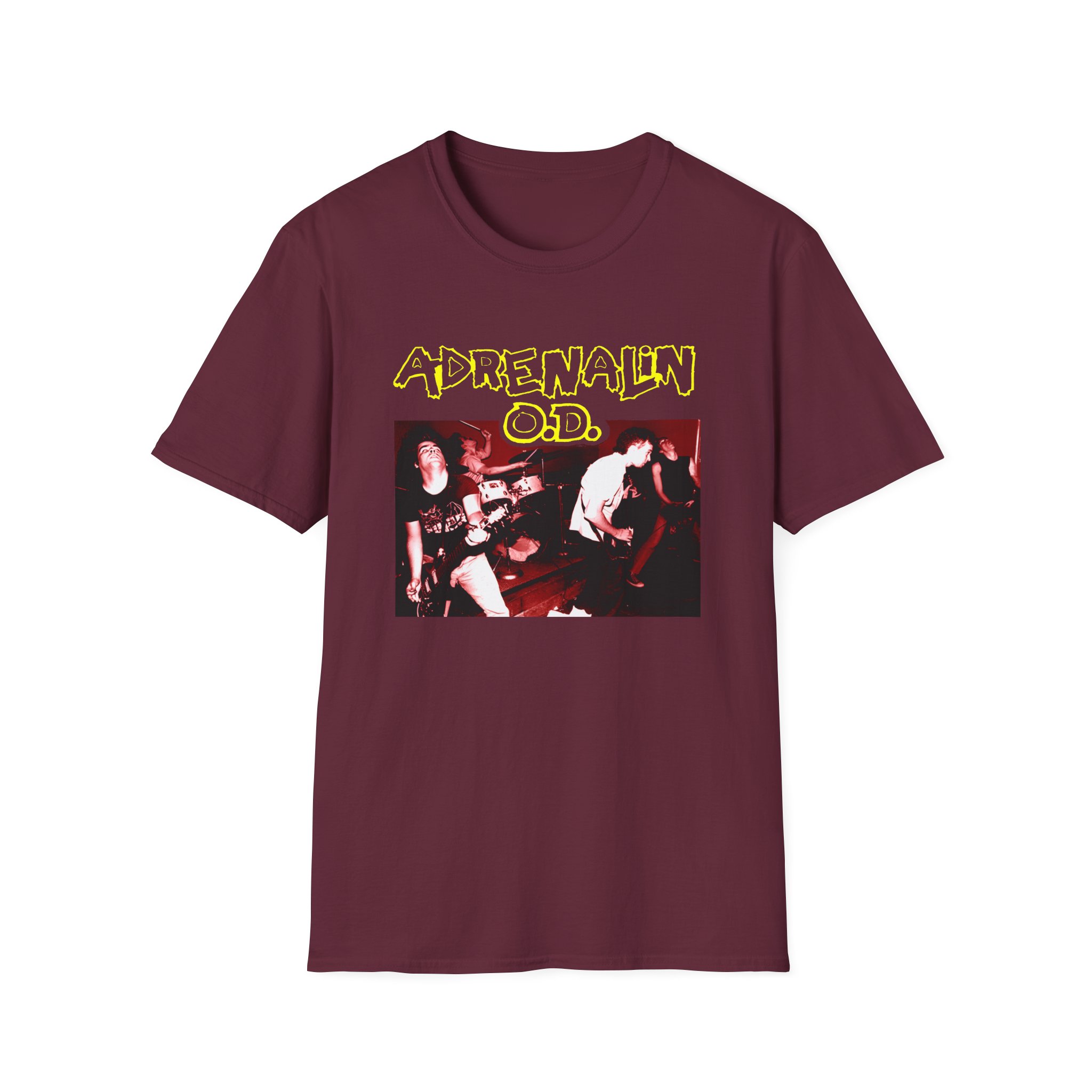 Adrenalin Od Live Shot Unisex Softstyle T-Shirt