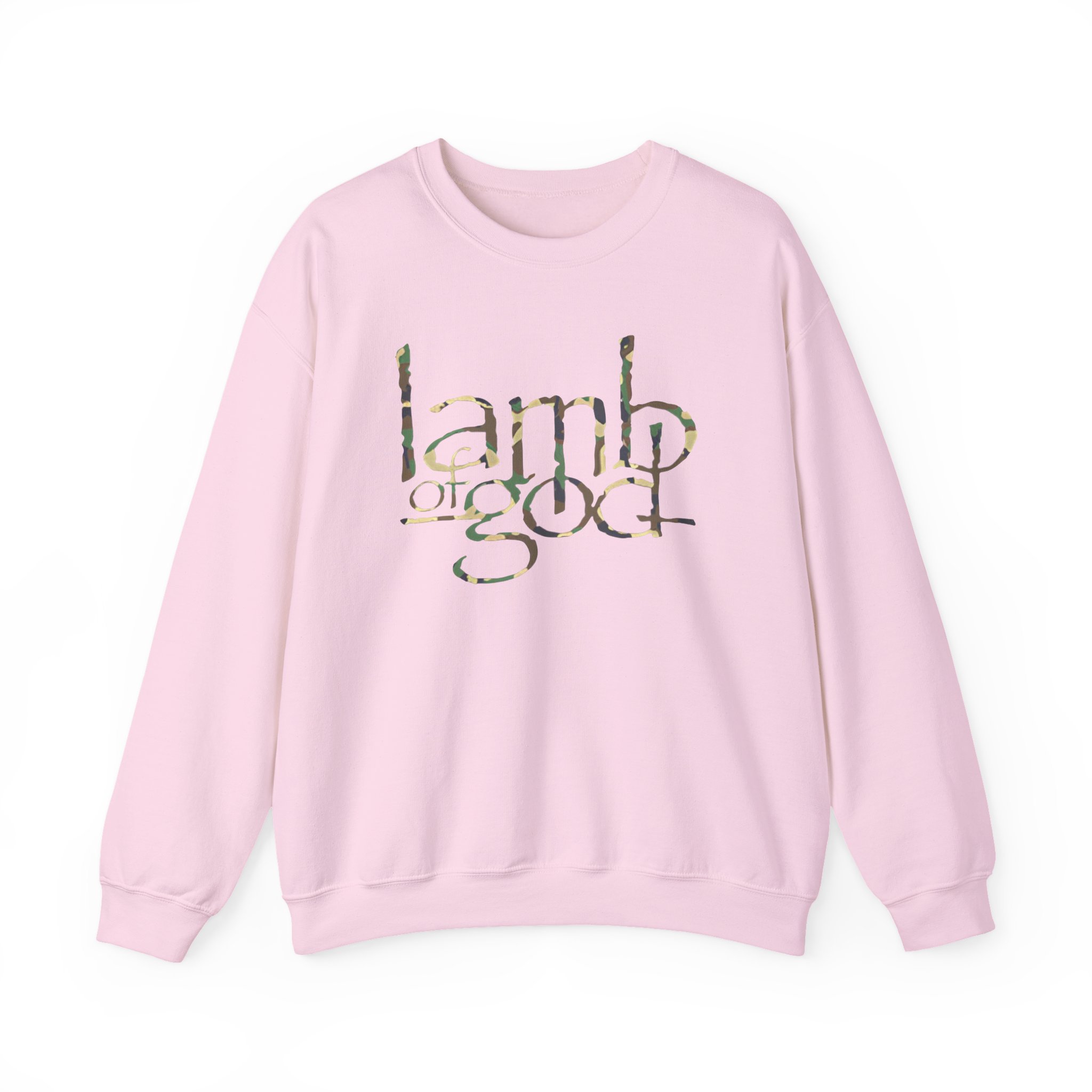 Lamb of God Camo Flag Unisex Heavy Blendâ„¢ Crewneck Sweatshirt