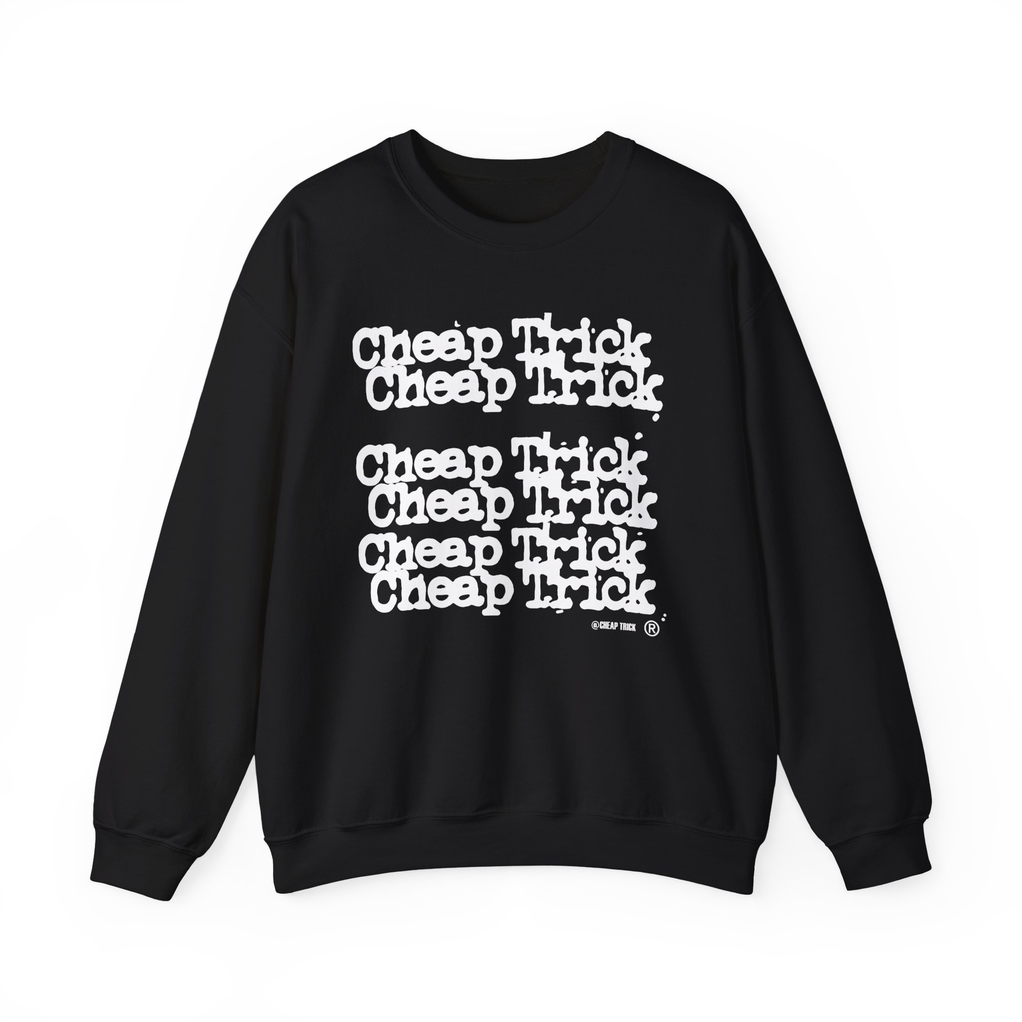 Cheap Trick Stacked Logo Unisex Heavy Blendâ„¢ Crewneck Sweatshirt